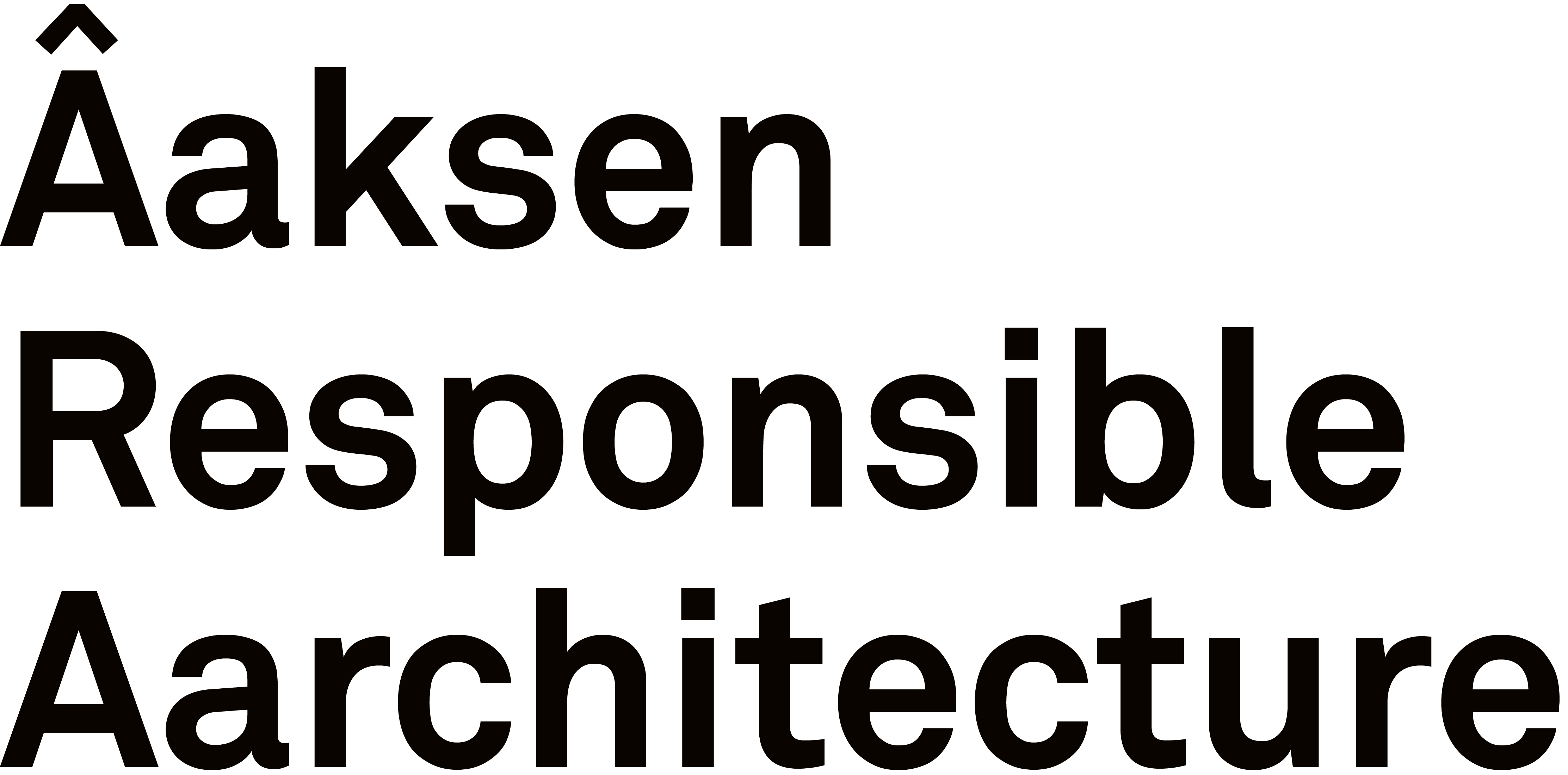 Aaksen Responsible Aarchitecture