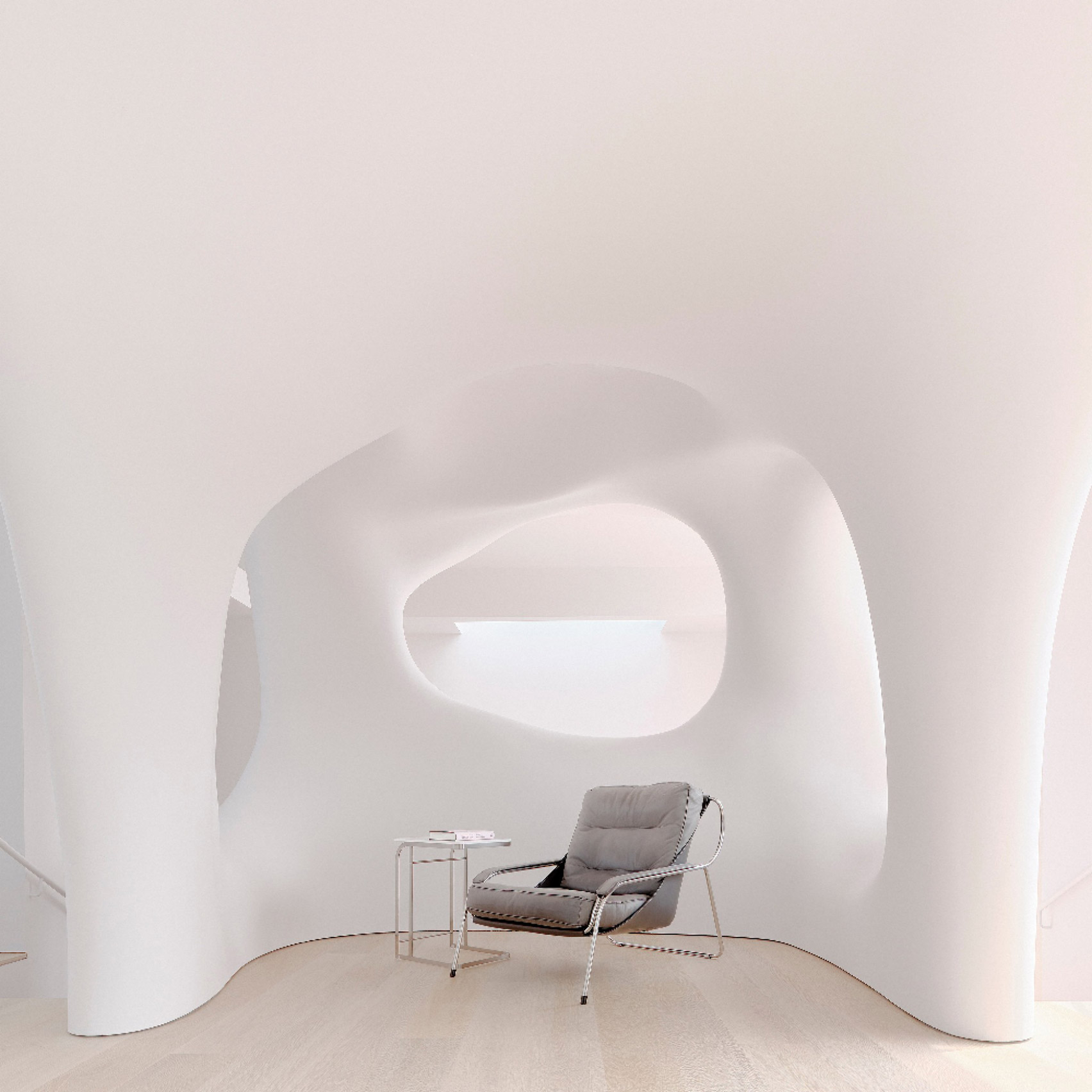 Softie: A Sweet Home Adorned with Cloud-shape Interior