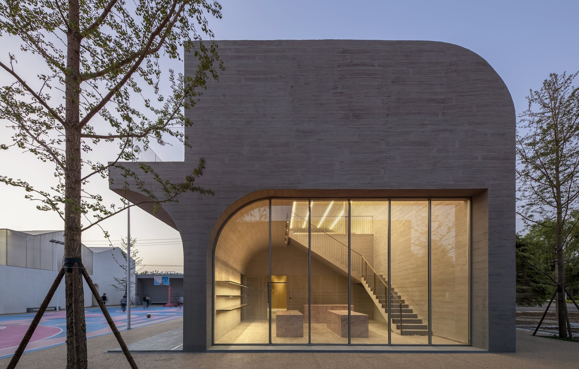 The Arc Qinchang Village Town Hall by Studio 10