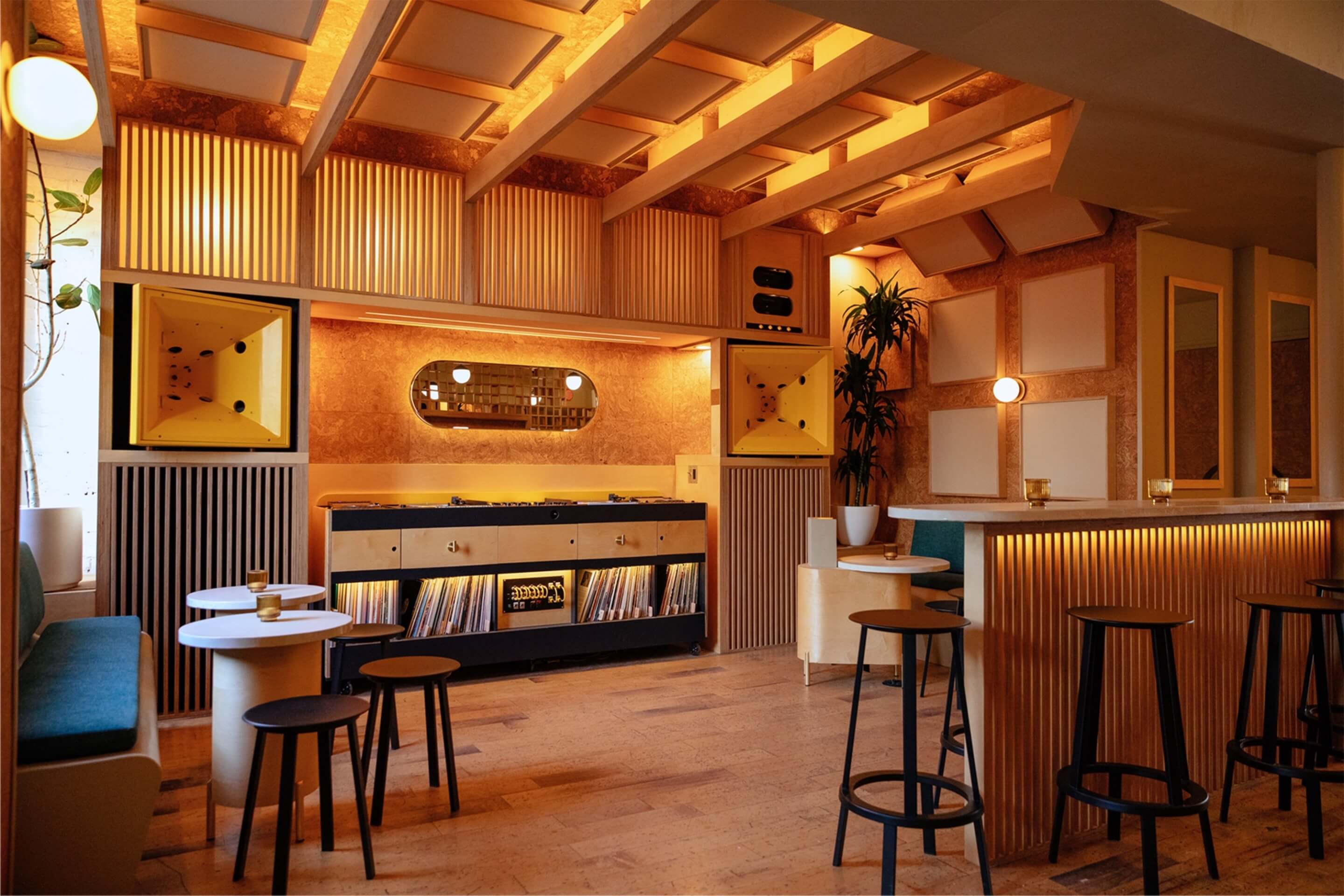 Musicalization of the Interior Design of Brooklyn Eavesdrop Bar