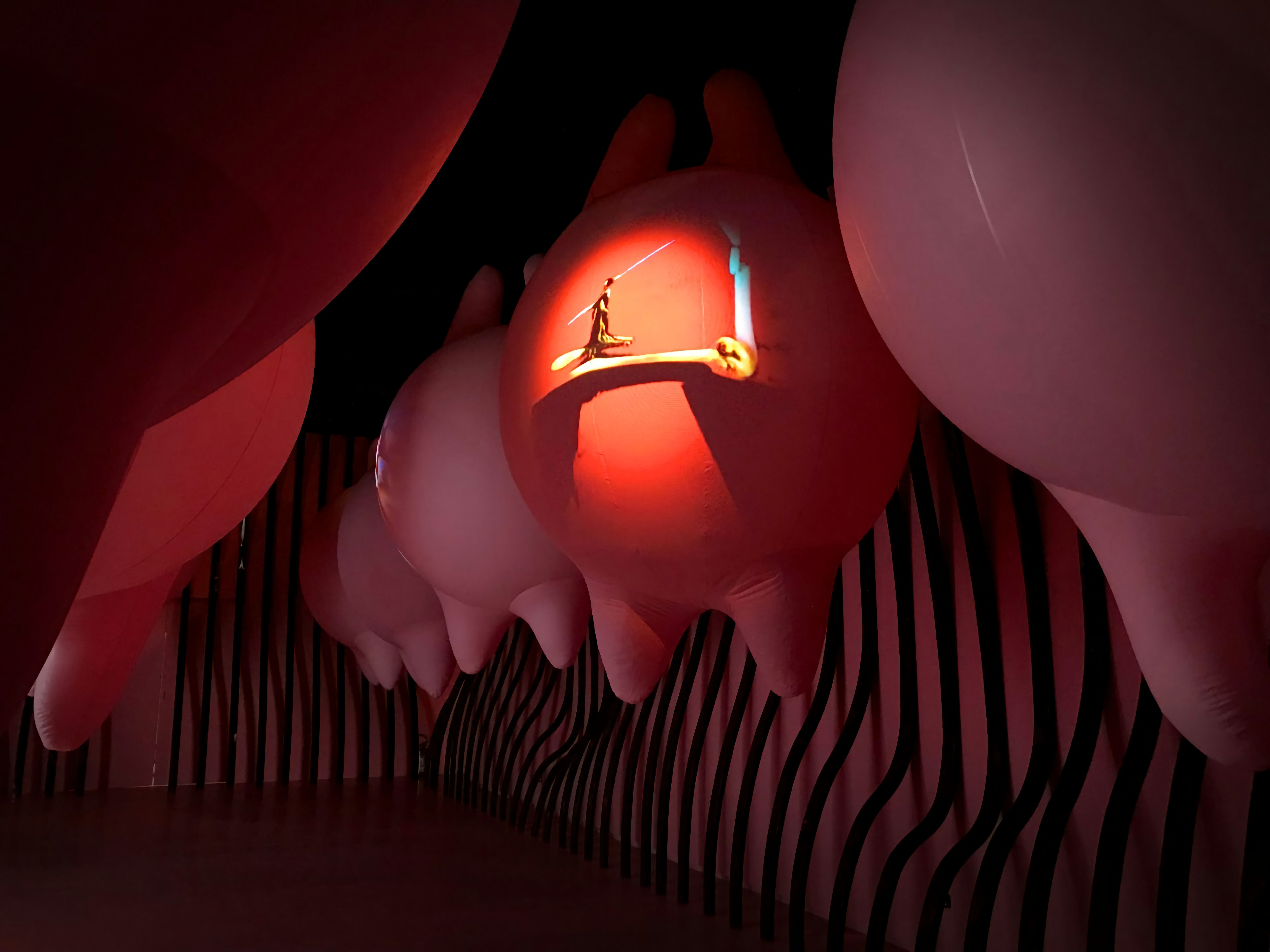 A Collection of "Womb" at the Eden-Like Garden Installation, The 59th Venice Biennale