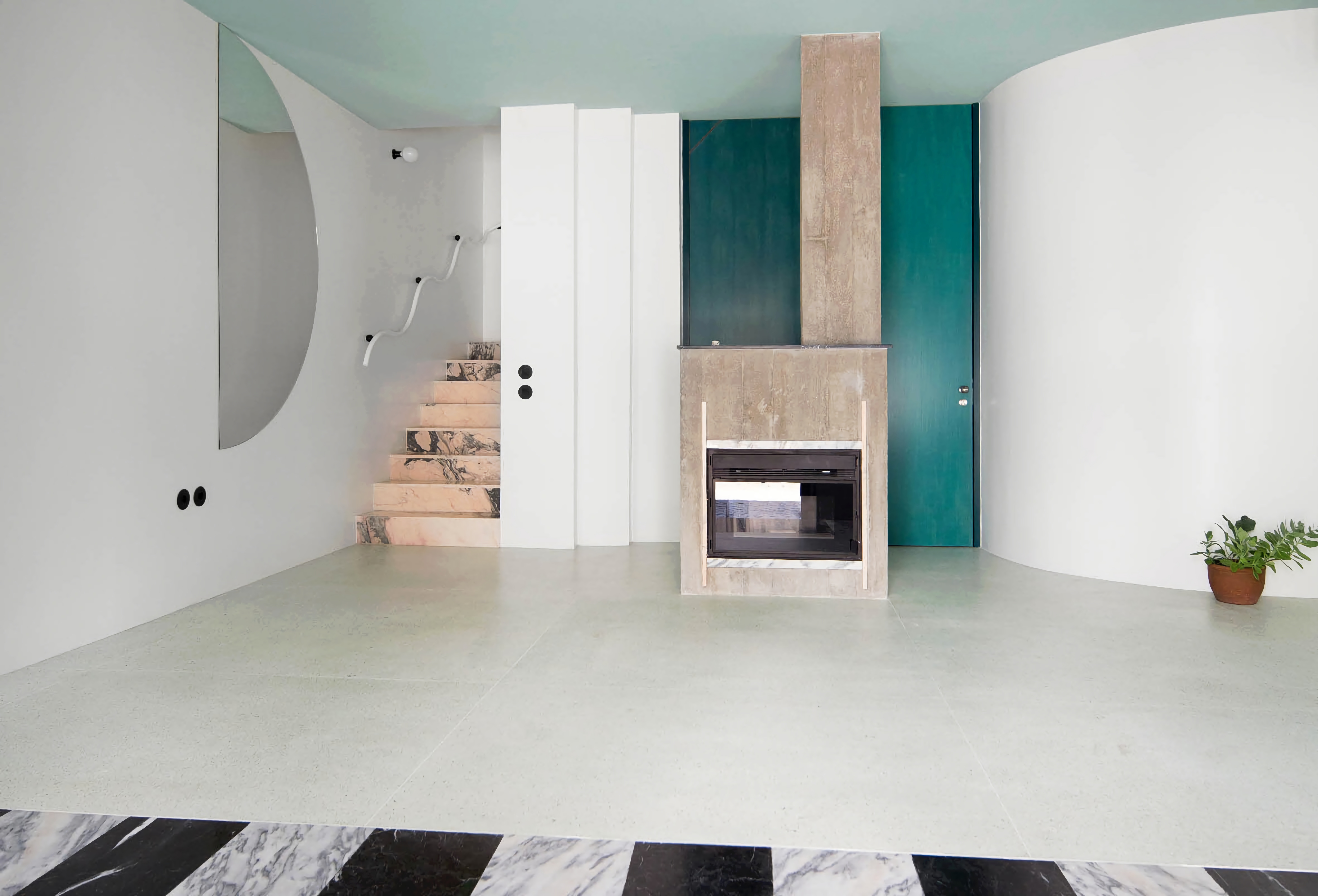 New Space Program for The House Around a Chimney