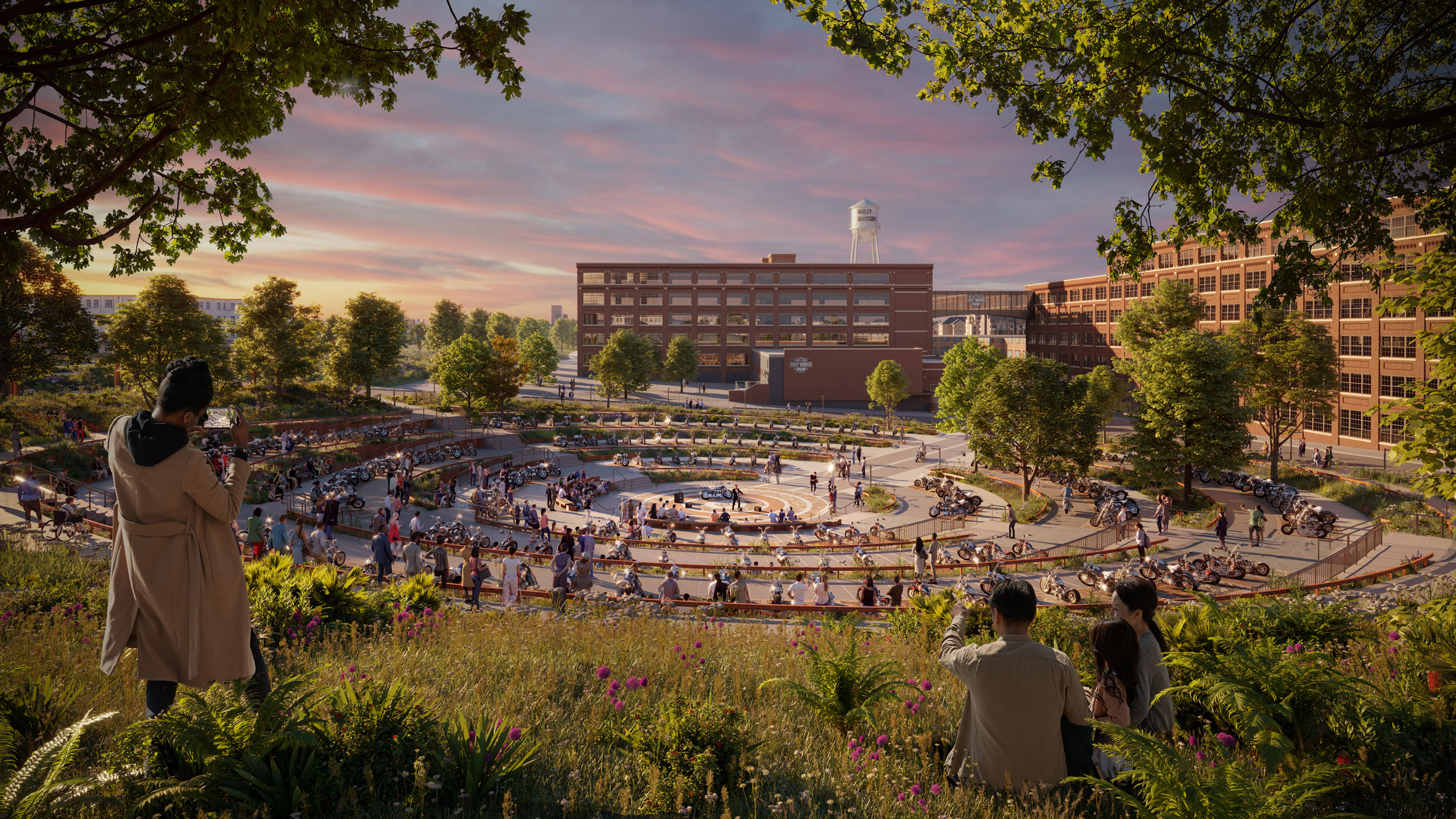 120th Anniversary, Harley-Davidson Creates Amphitheater Park