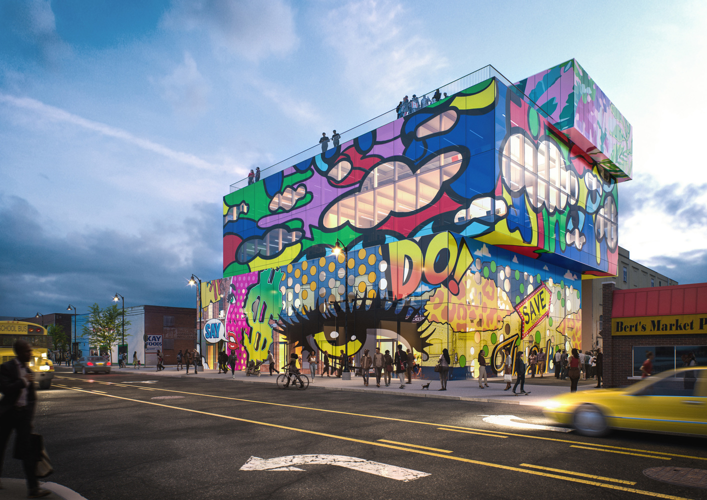 MVRDV Brings Fresh Innovation through Glass Mural in Office and Retail