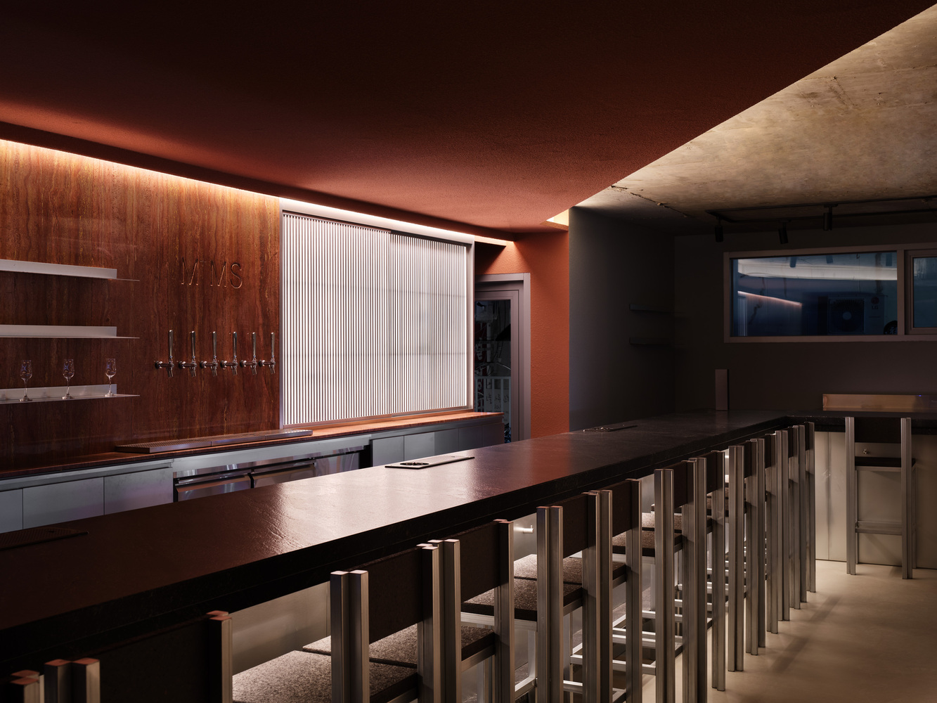 Gimgeosil Studio Implements Cork into M+MS Bar Design Elements