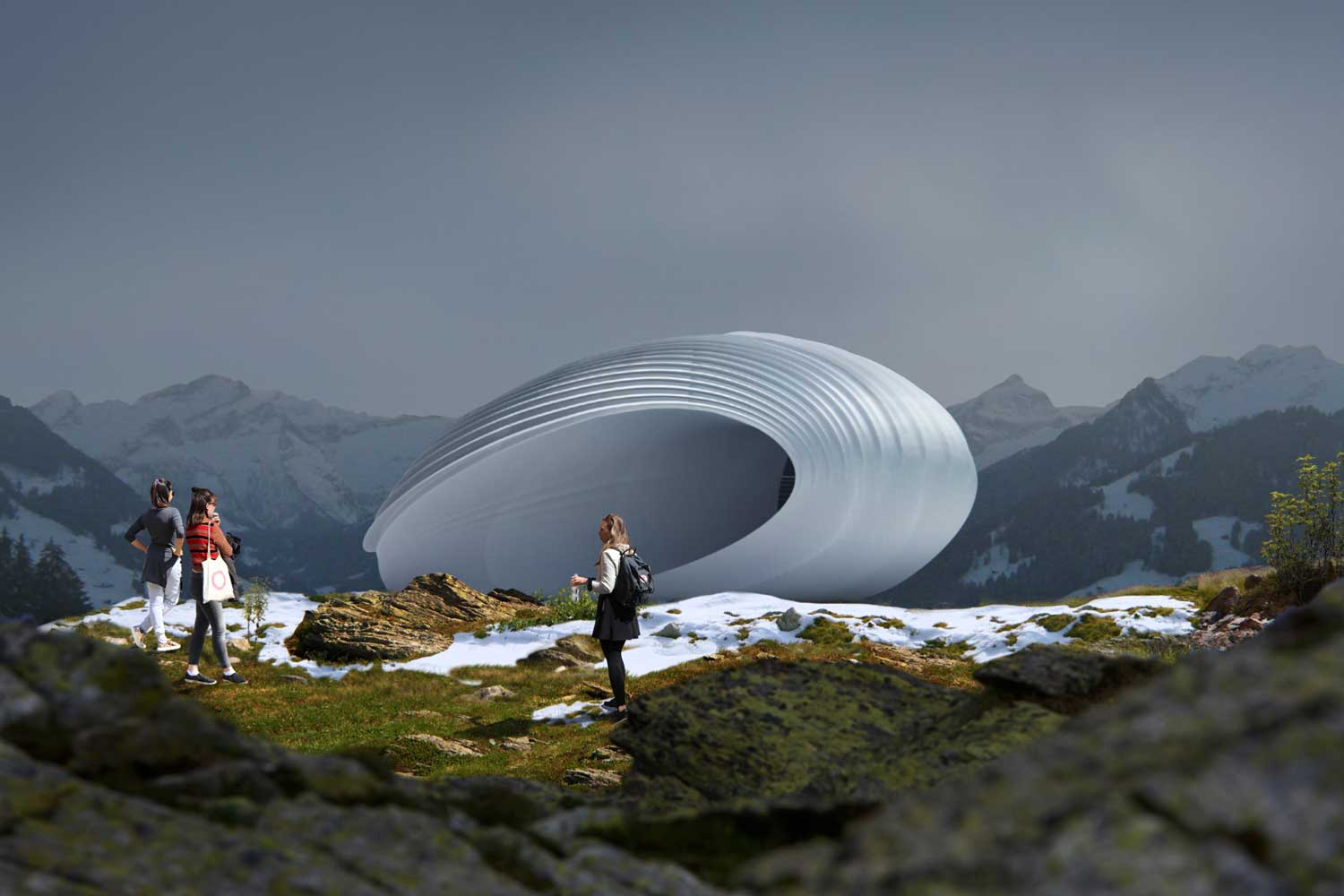 3D Printed Public Pavilion to Confront the Global Plastic Waste Crisis