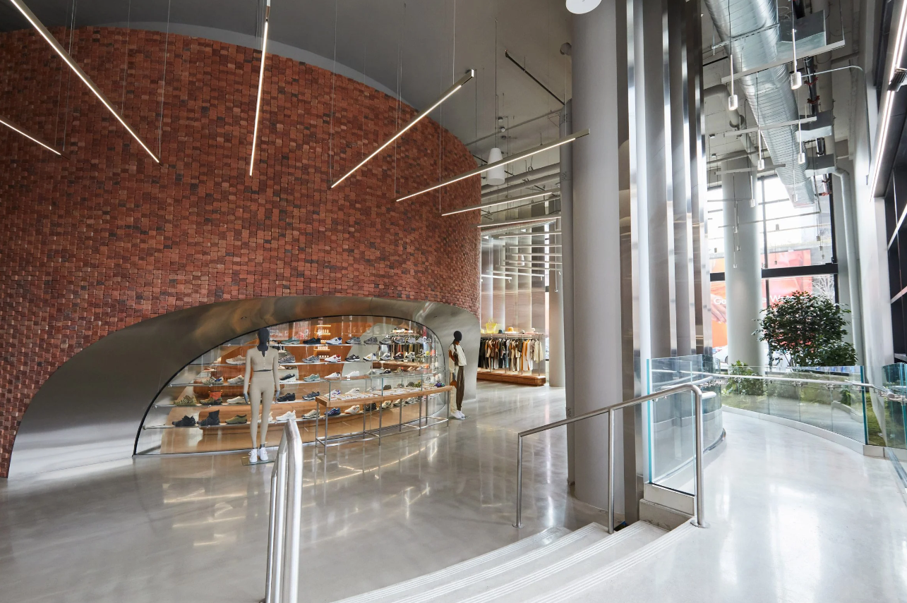 Industrial Atmosphere Inside the Kith Flagship Store in Williamsburg