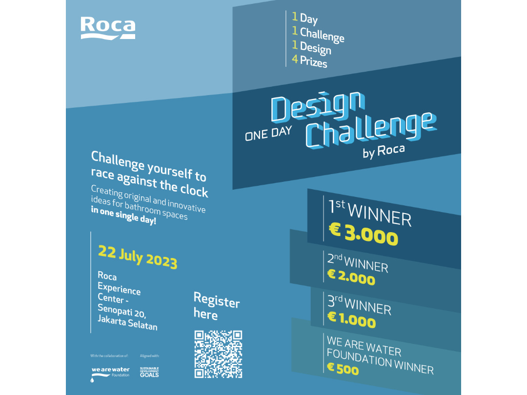 One Day Design Challenge 2023 by Roca is Calling for Entry
