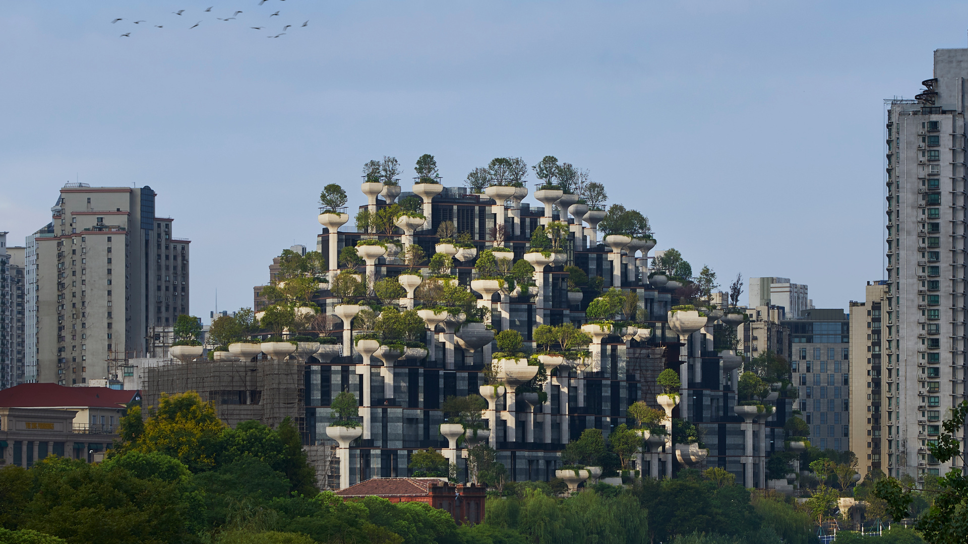 Heatherwick Studio Designed a '1000 Trees' Mixed-use Building in China