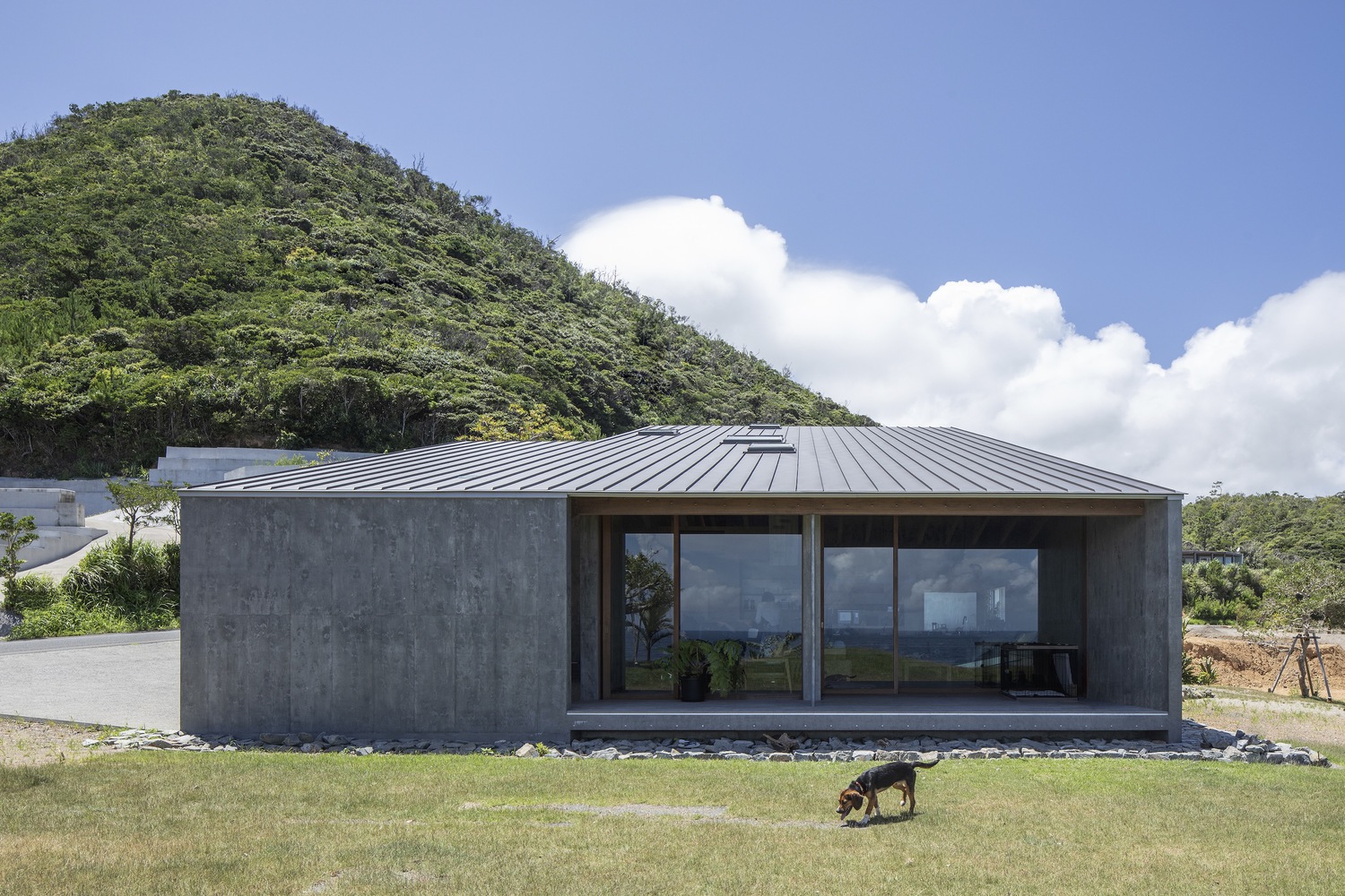 Exploring the Concrete House with a Hair Salon on Amami Oshima Island