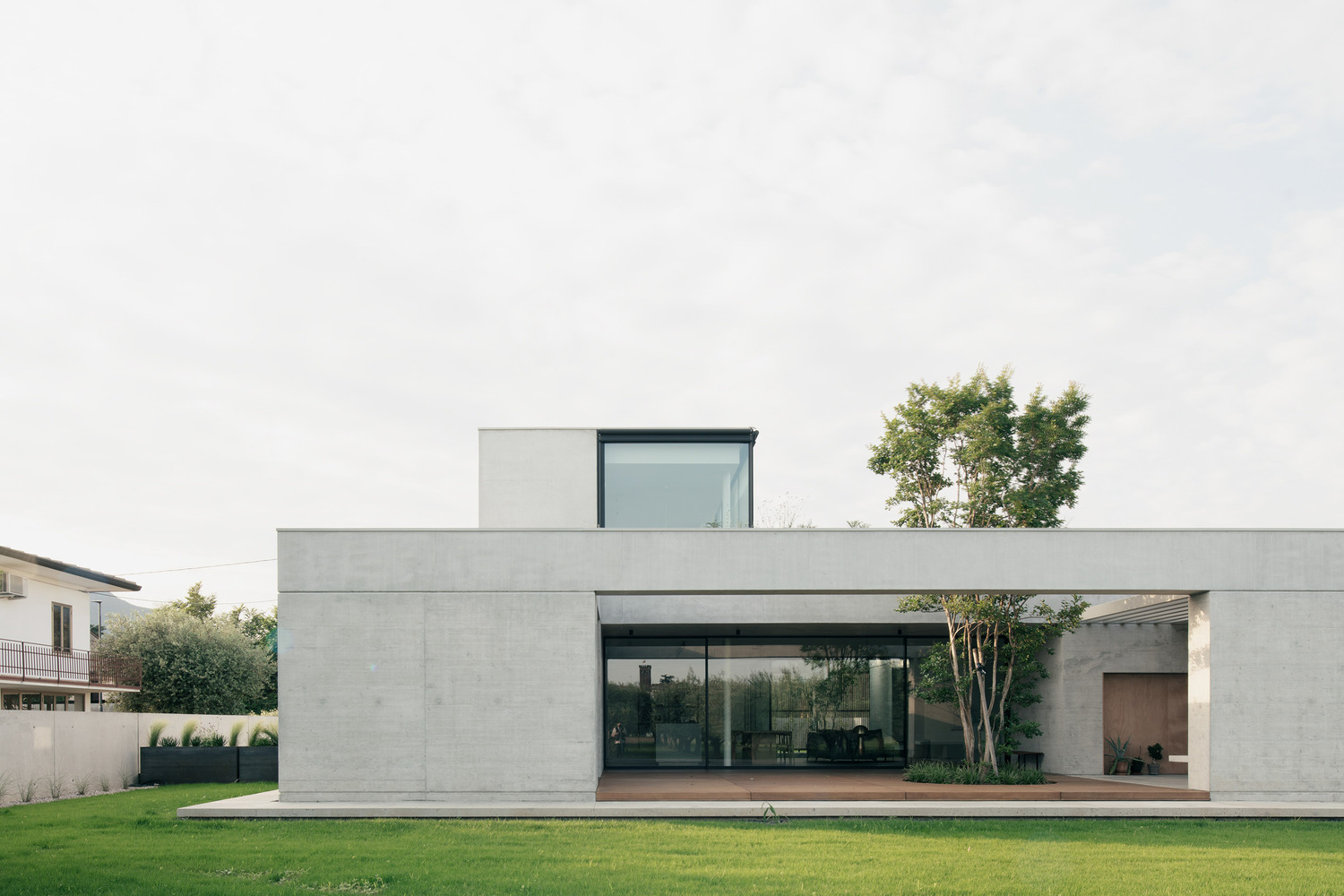 House NF: A Serene Living Space amidst an Olive Grove Area