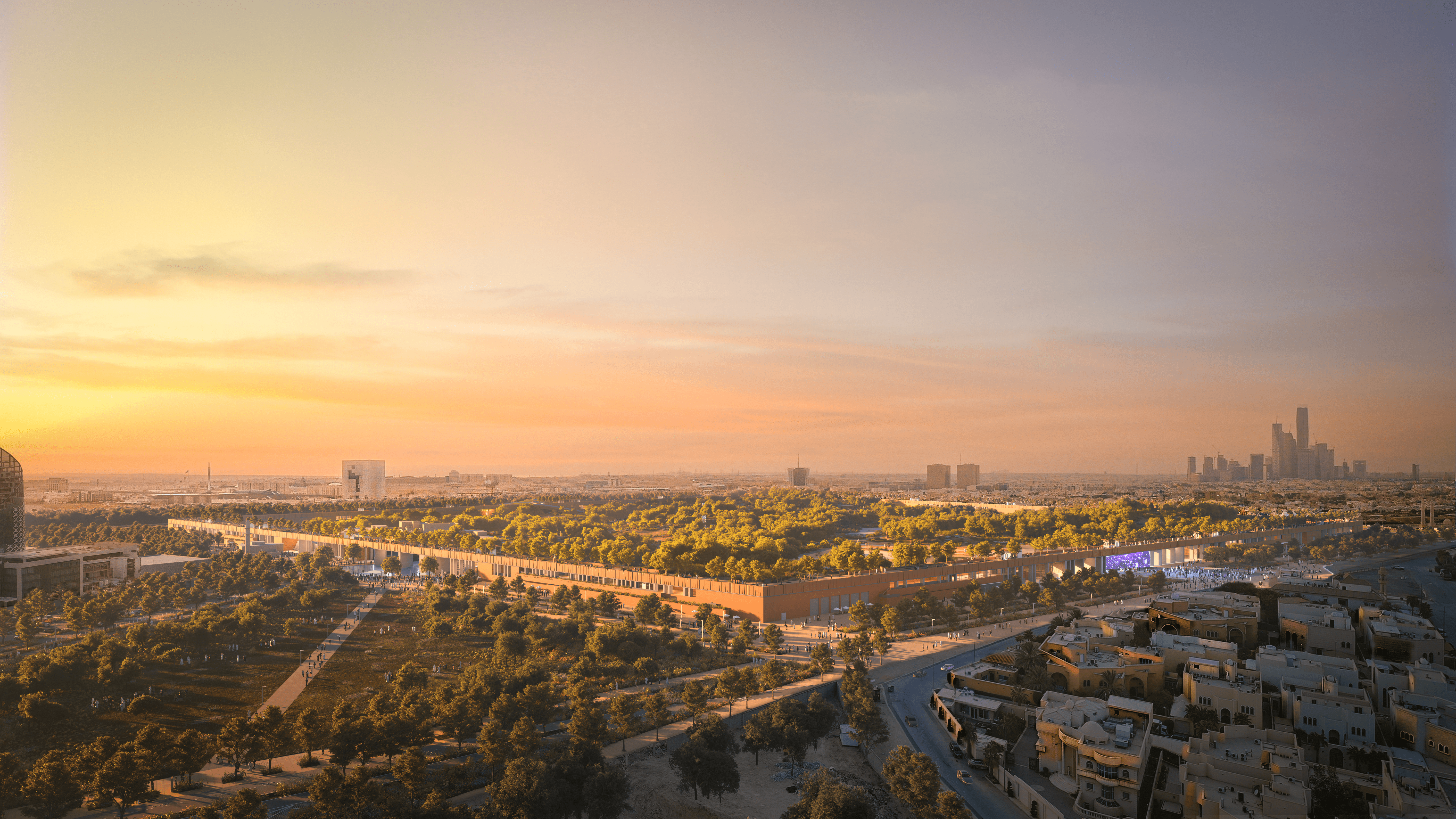 A Green Heart at the Urban Jungle of Riyadh