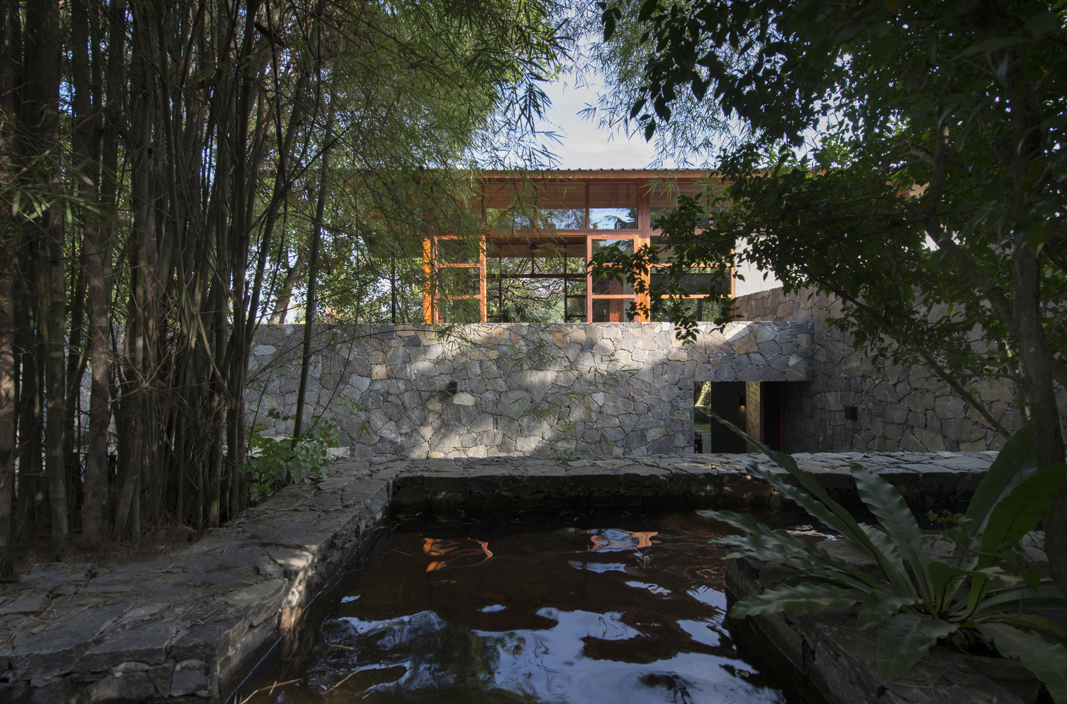 Between The Family Retreat House and Rice Fields