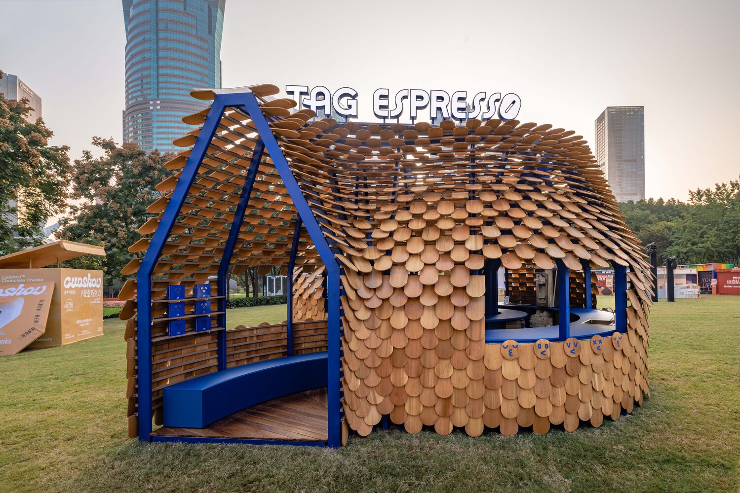 TAG Espresso’s Adaptable Pop-up Store Comprises Two Module Types