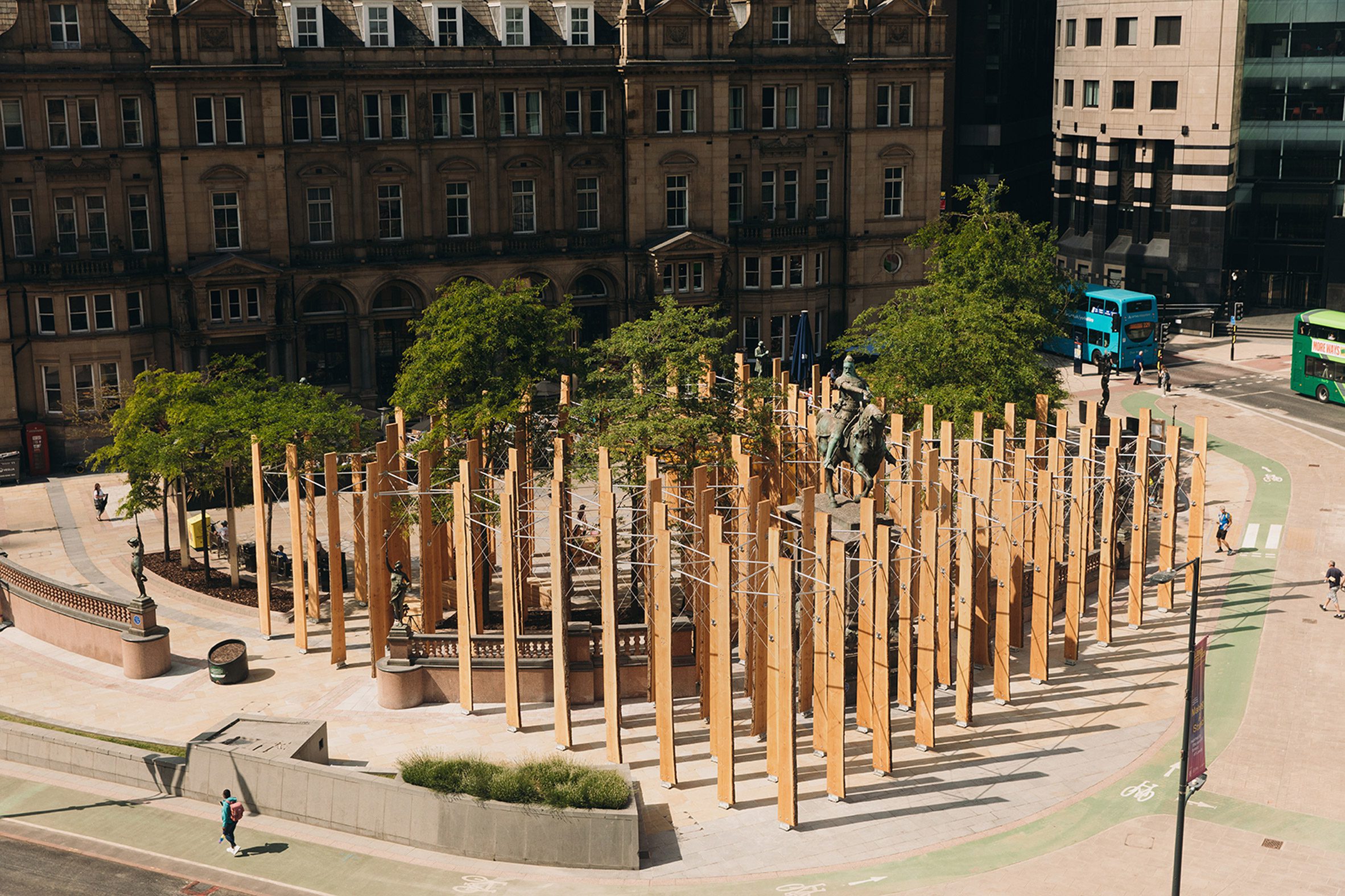 Reflecting and Remembering through “Making A Stand” Timber Installation