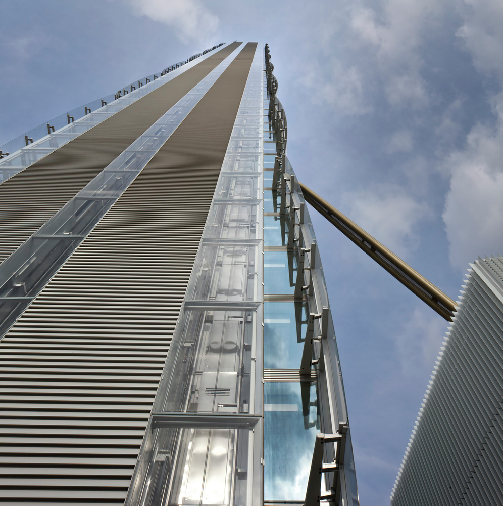 Pillow-Like Modules Stacked Vertically in ALLIANZ Tower Milan