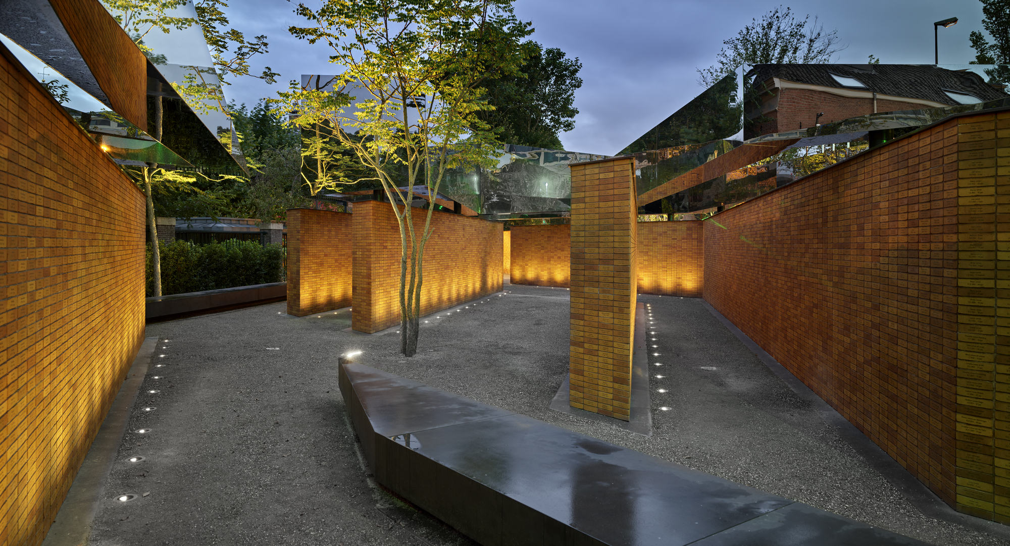 Hundreds of Thousands of Bricks Construct the Dutch Holocaust Memorial of Names