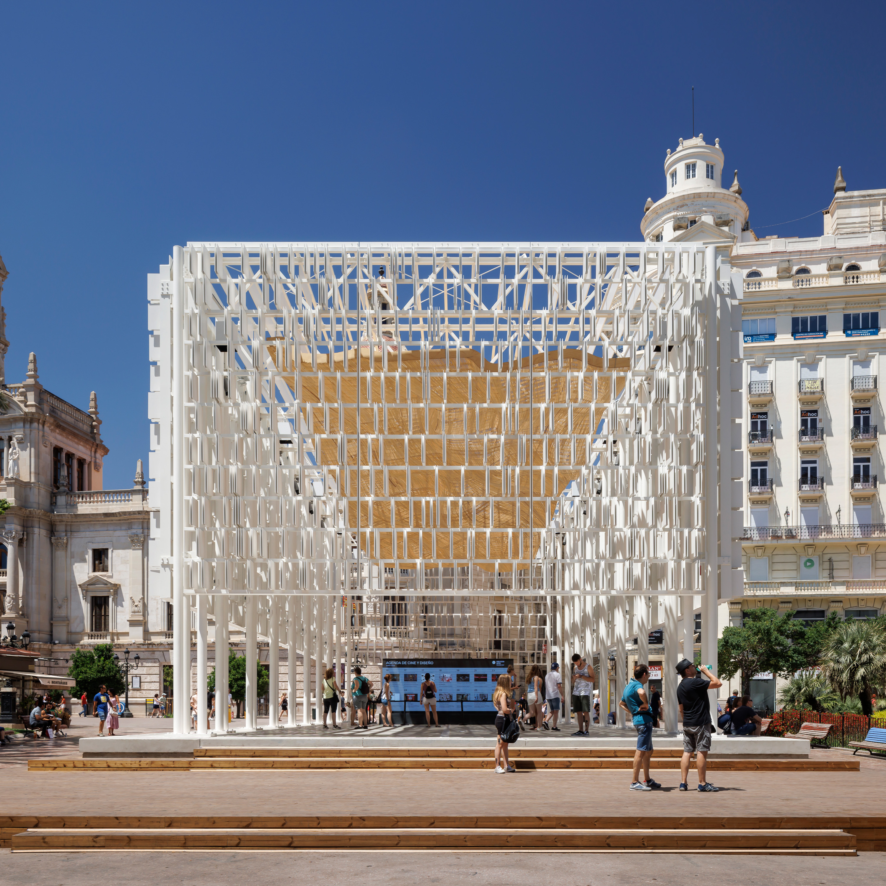 Ãgora Valencia Pavilion designed by Miguel Arraiz and Studio Arqueha