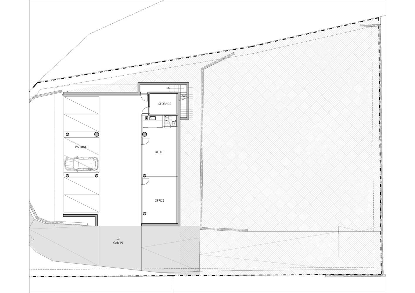 1st floor plan, Source by ALIVEUS architecture