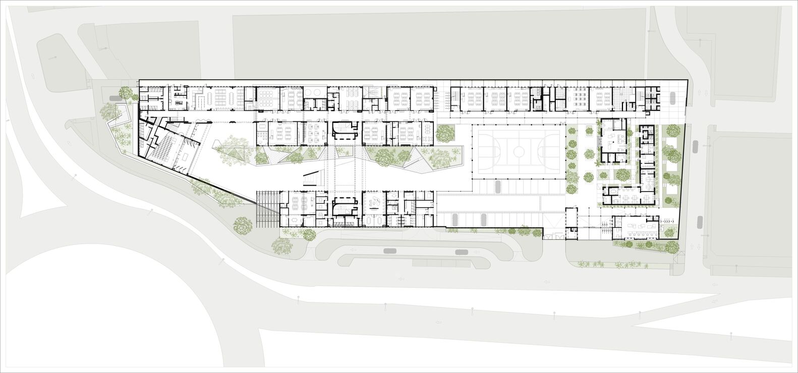 Site Plan CientÃ­fica del Sur University, Source by Plan A