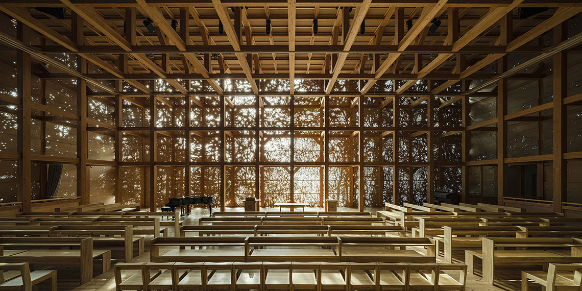 Niijima Gakeun Junior College Hall and Chapel by Tezuka Architects