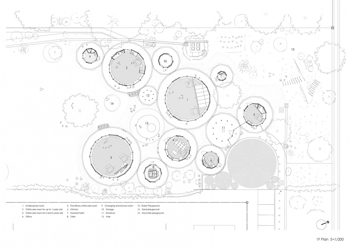 Muku Nursery by Tezuka Architects 