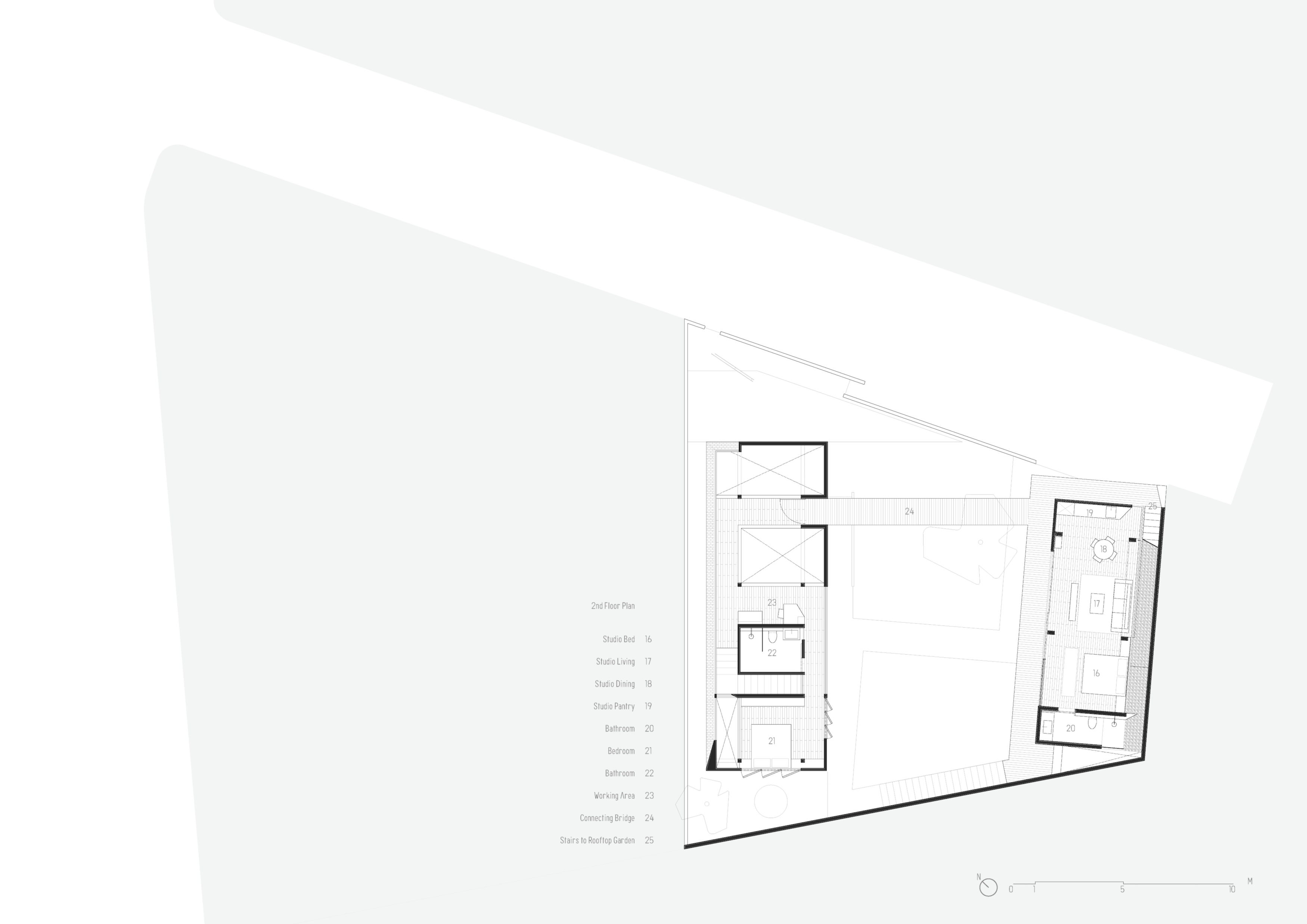 Tanatakah villa 2nd FloorPlan, Source by Asimapra