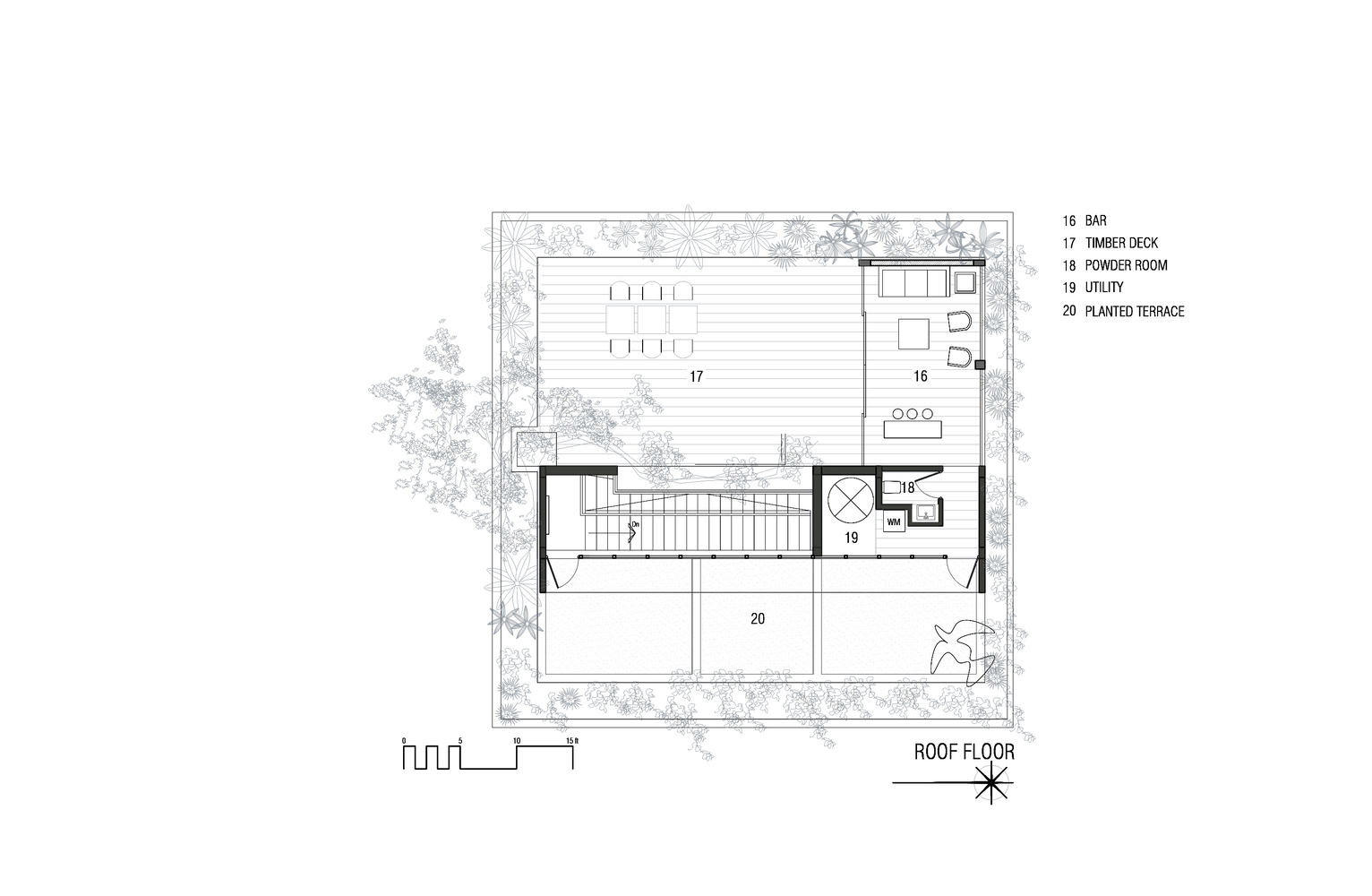 Screened Sculpture House / Anushka Dassanayake - second floor plan