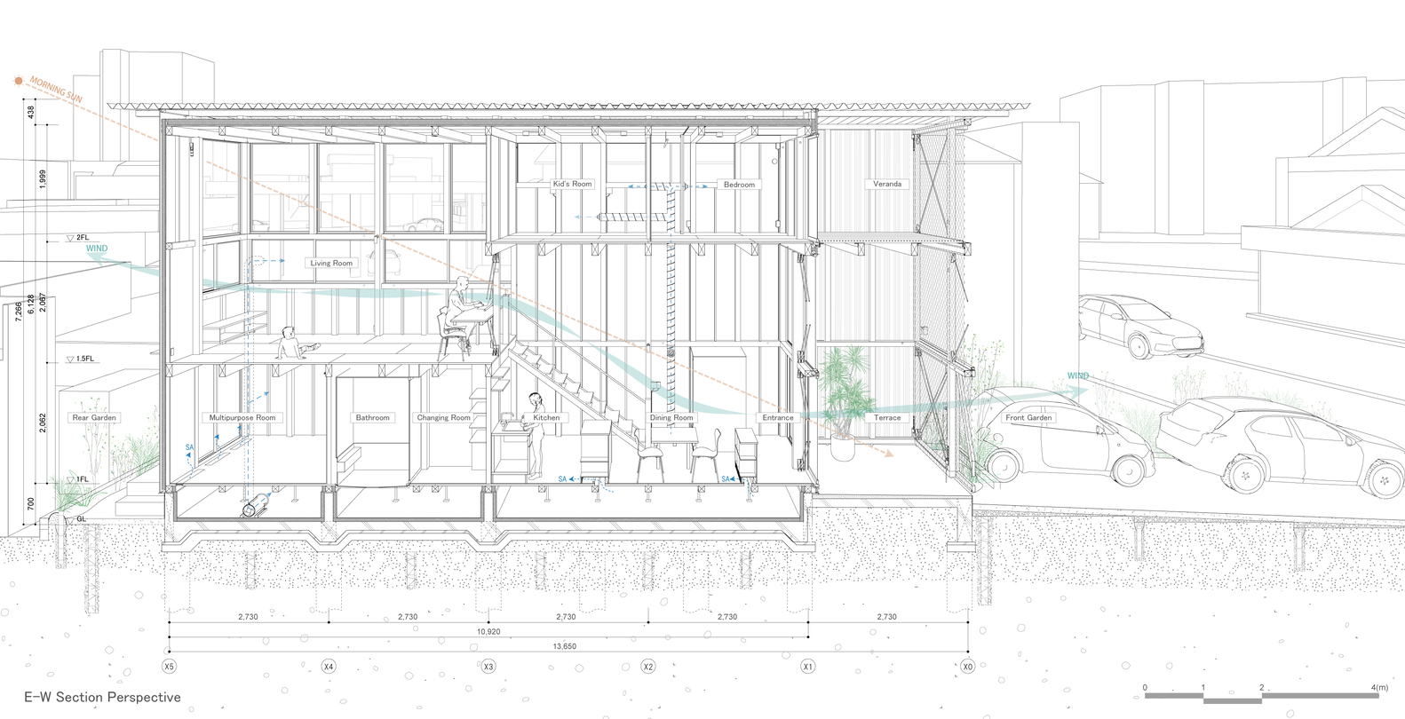 section, Source by Nori Architects