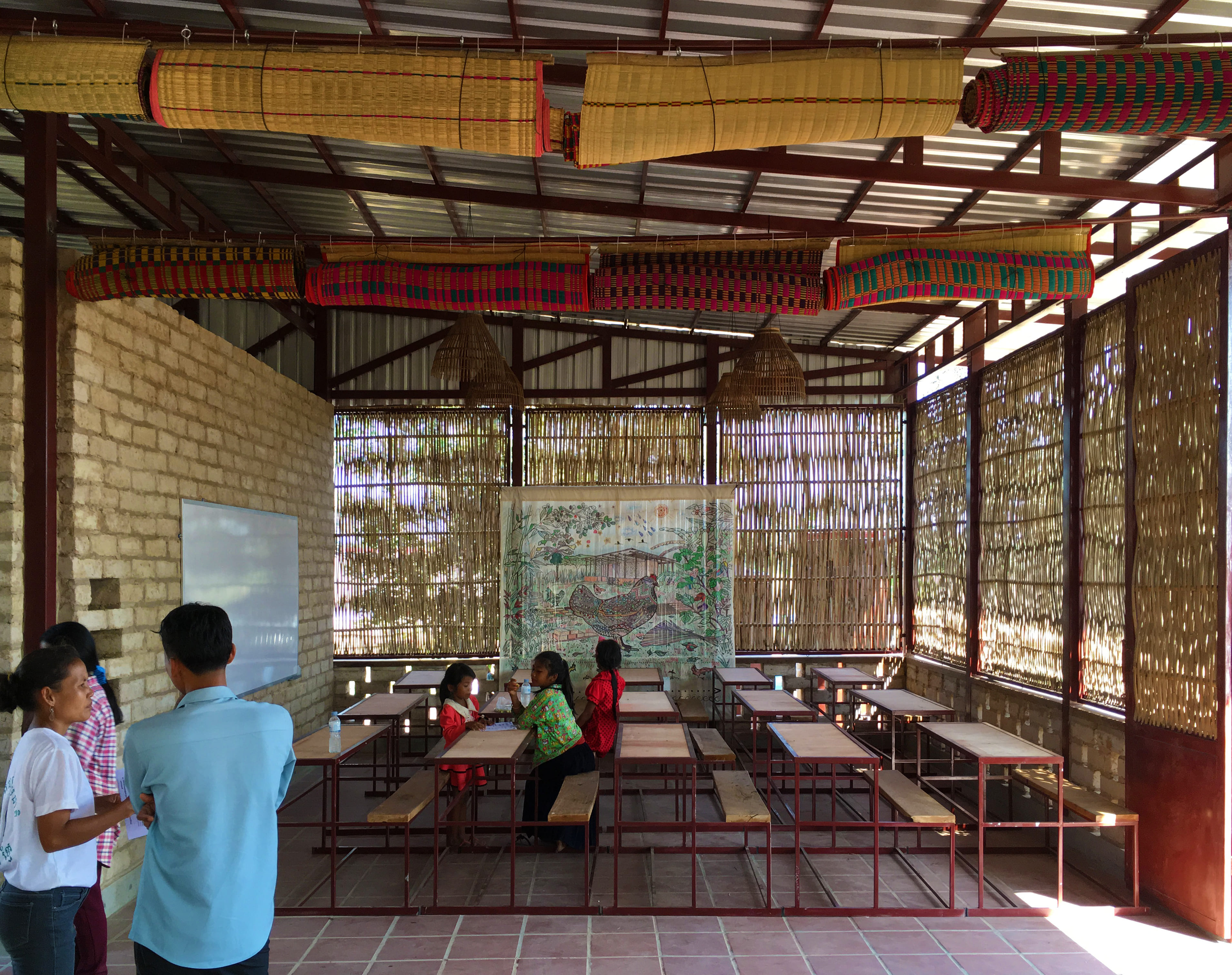 The hall can serve as a classroom