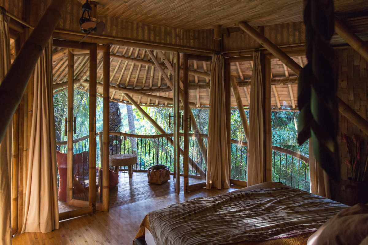 The interior of one of the bedrooms in the Echo Guest House