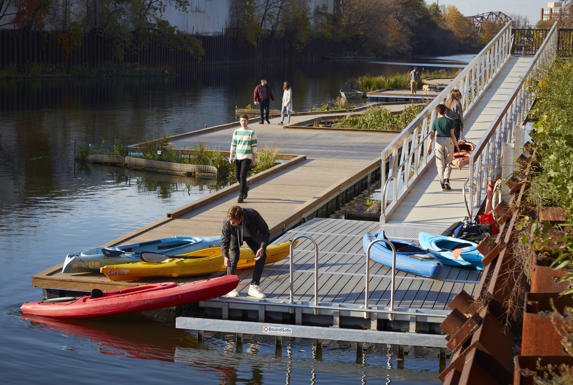 There are kayaking facilities at Wild Mile