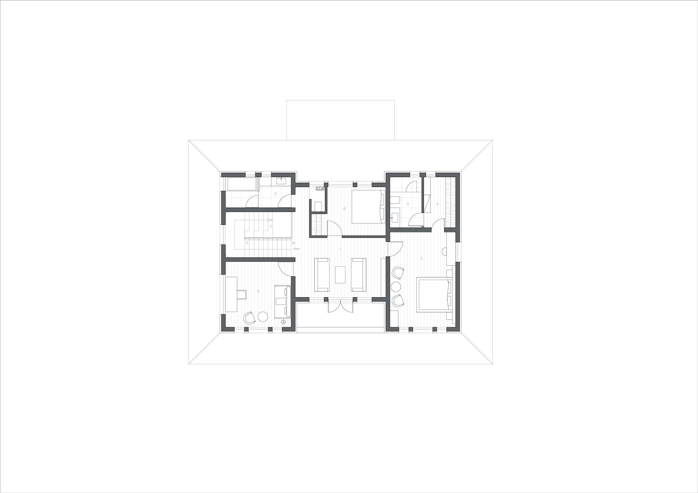 Upstairs plan