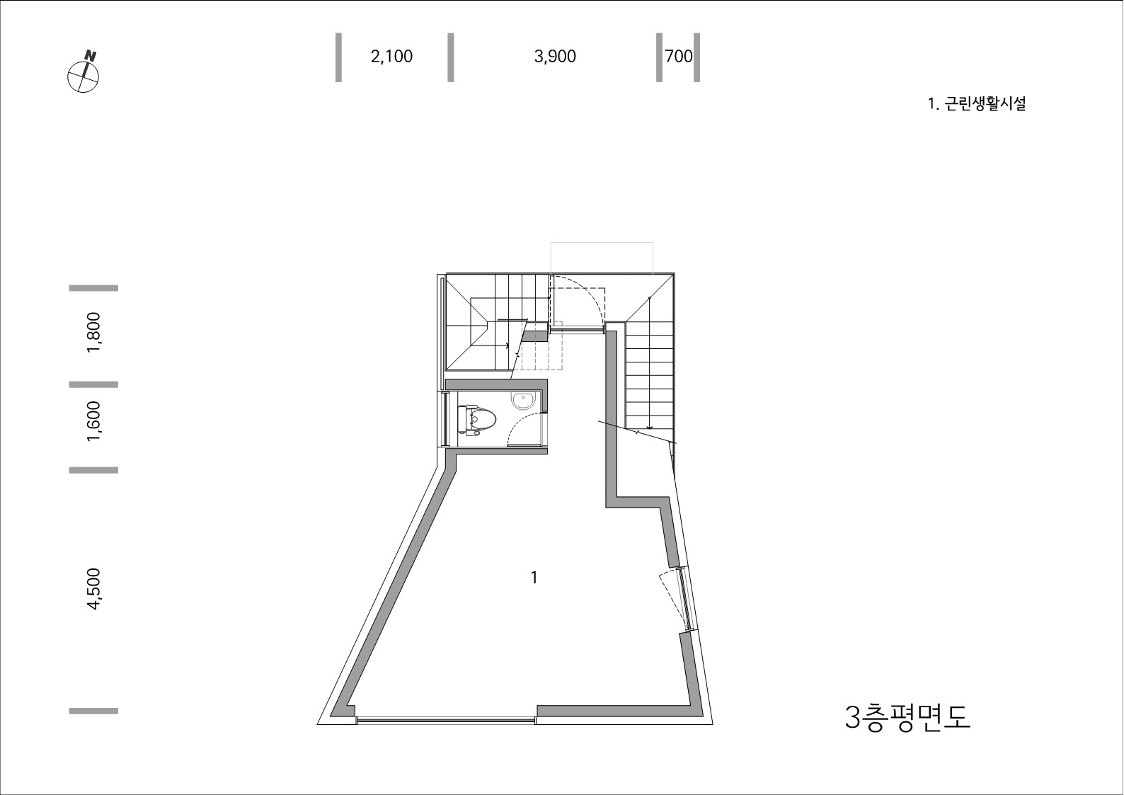 Third floor plan