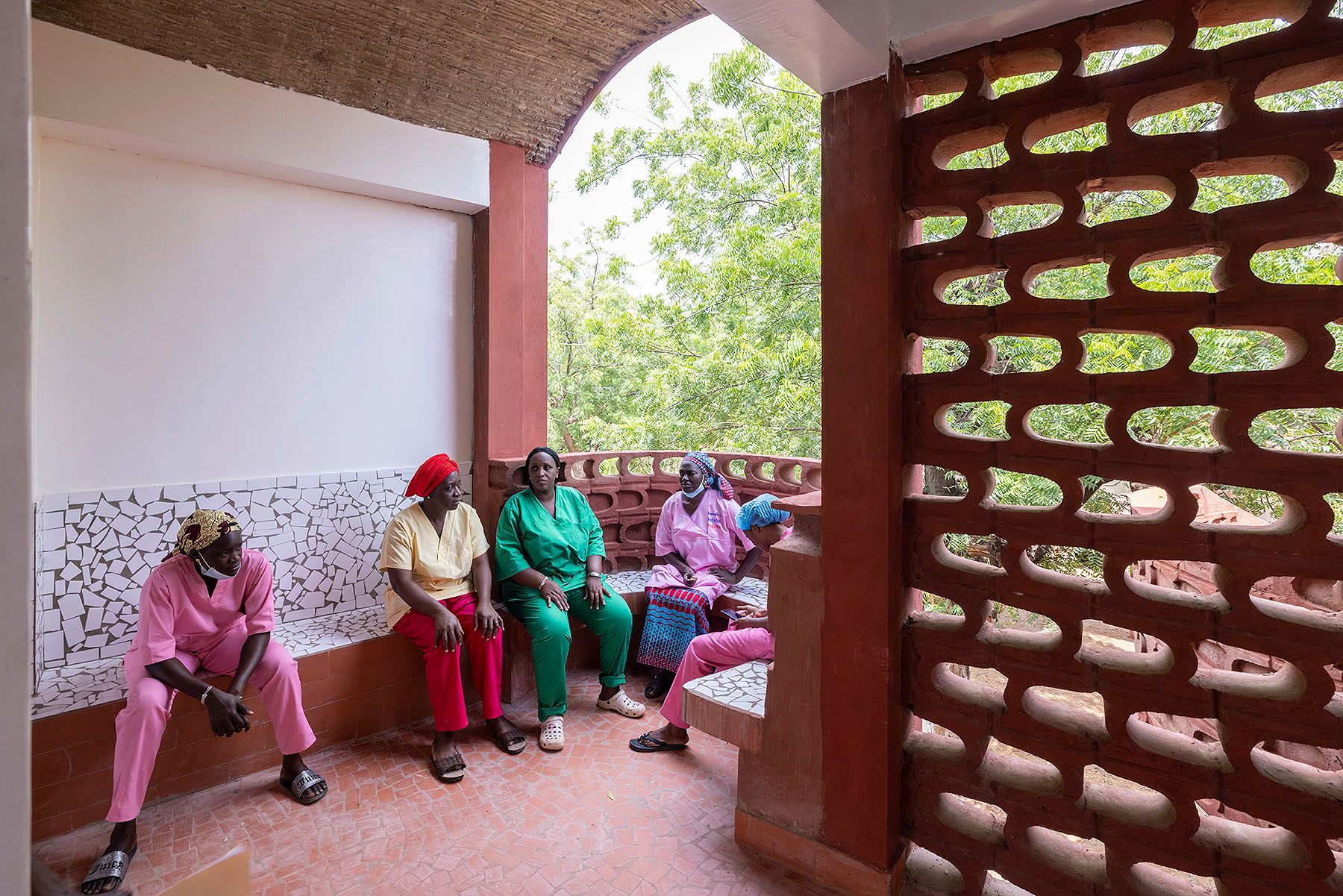 Waiting spaces for families and visitors