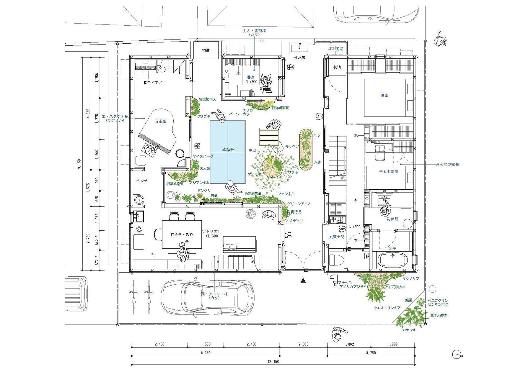 Little Village's floor plan