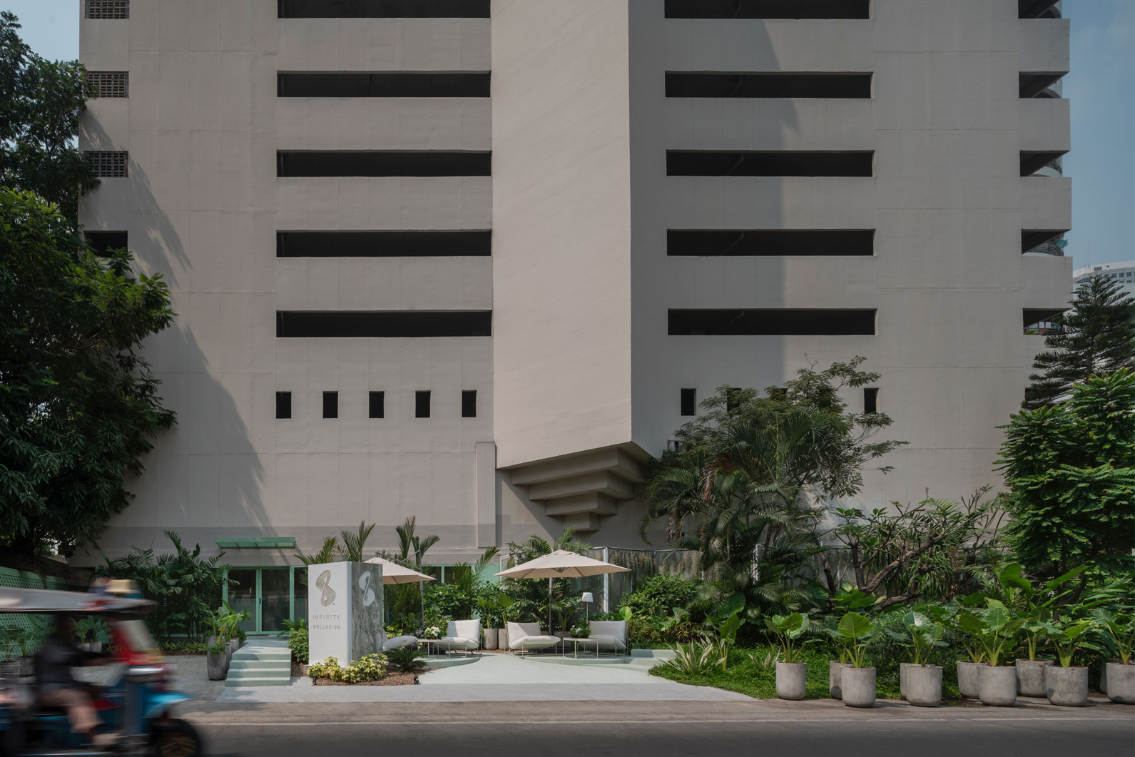 The Exterior of Infinity Wellbeing