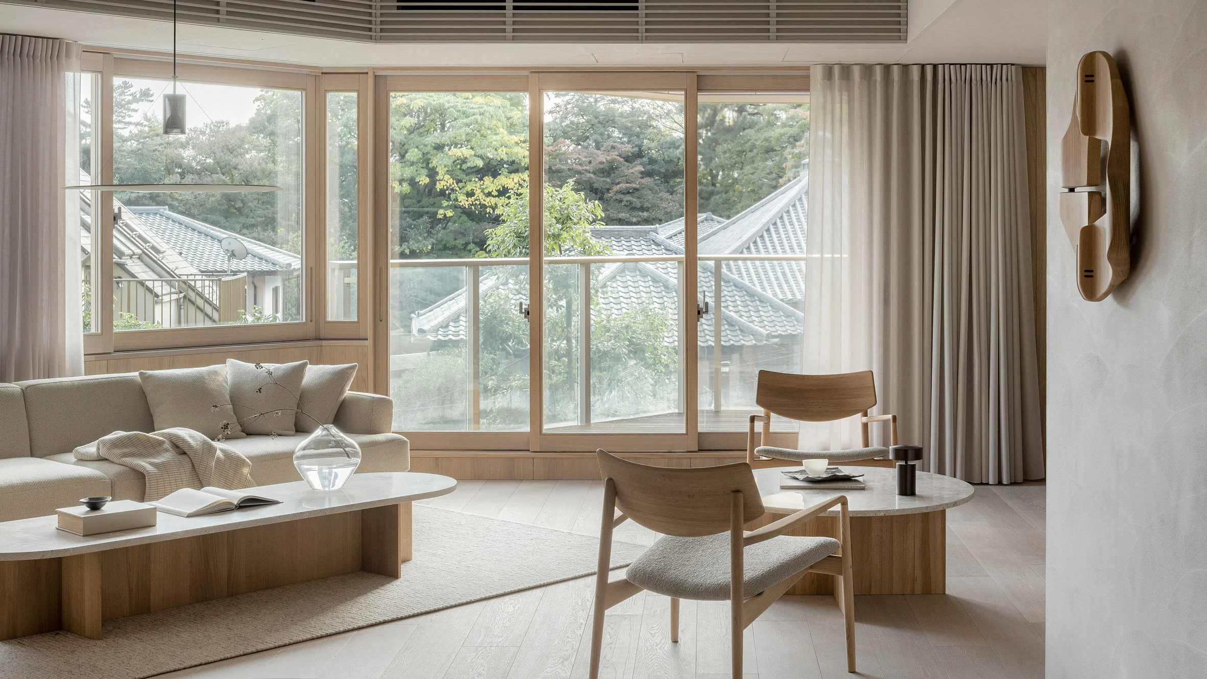 The interior design of Hiroo Residence