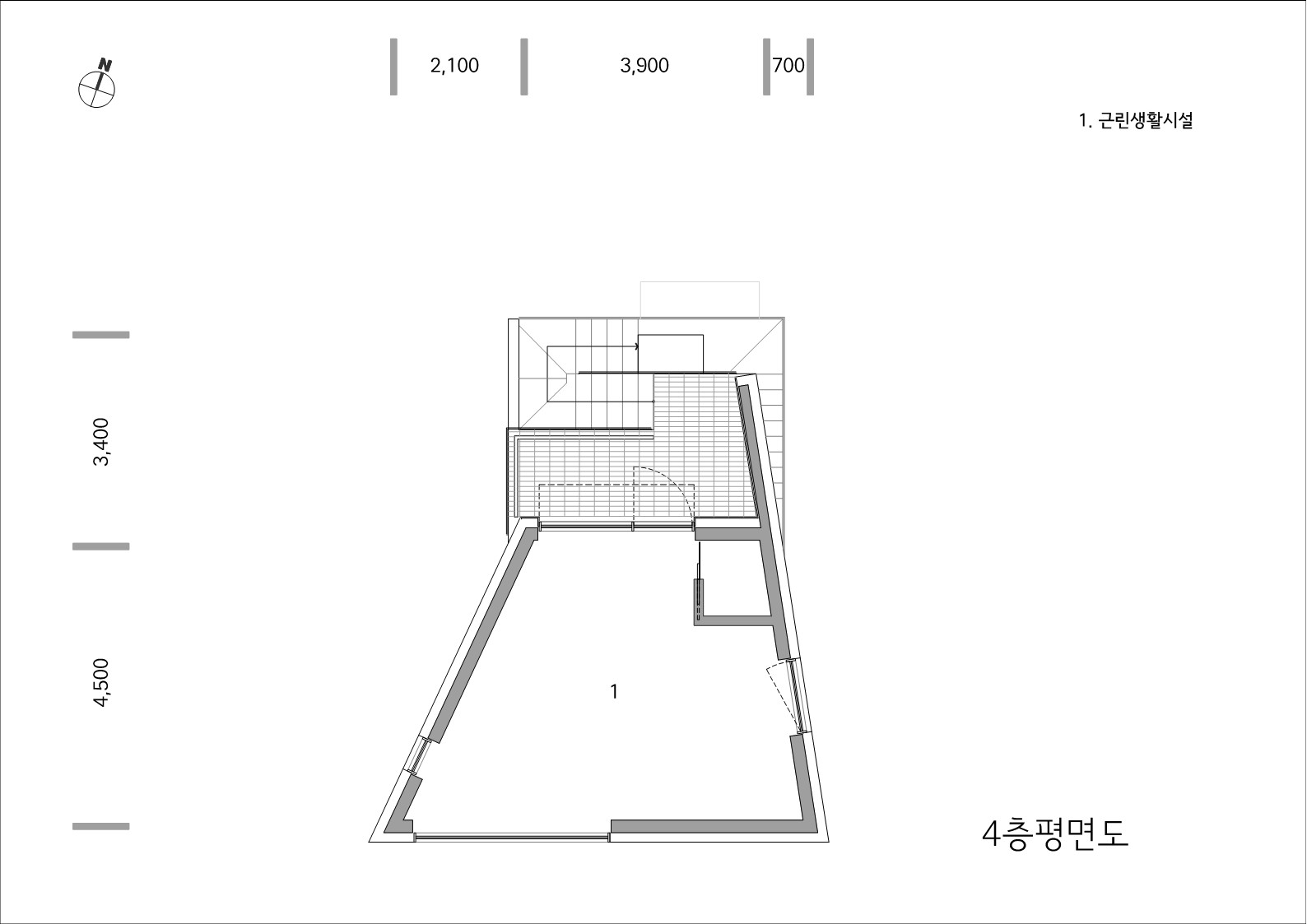 Fourth floor plan