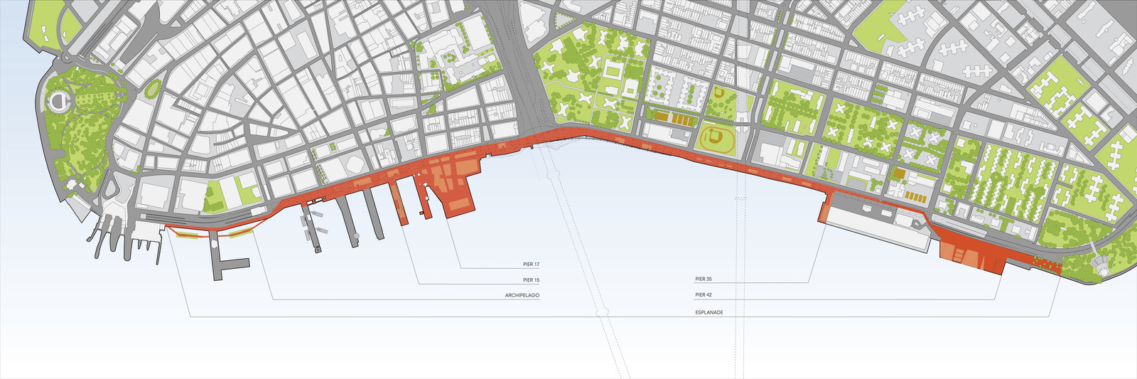 East River Waterfront project area