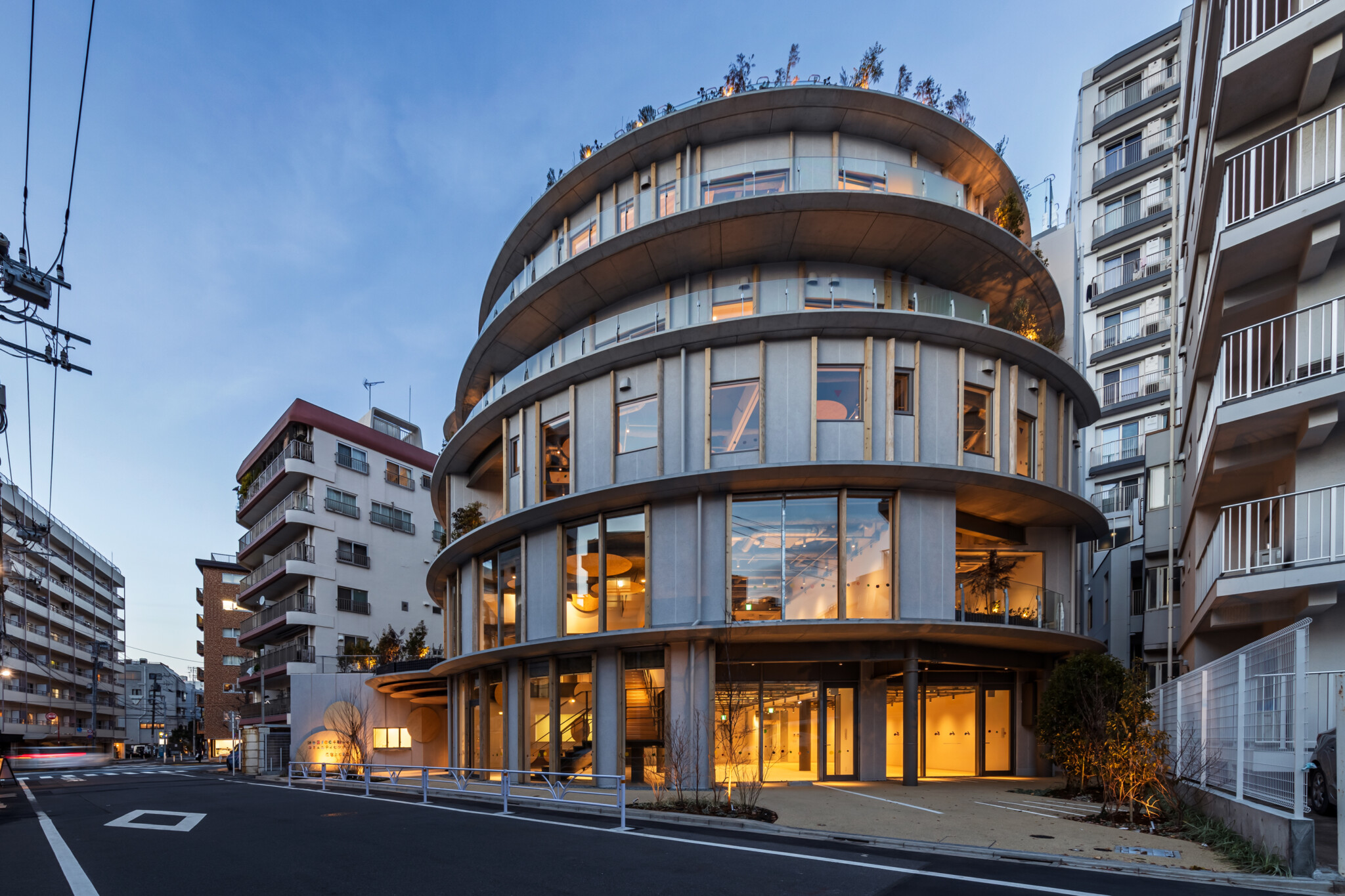 Sendagaya Community Center circular building