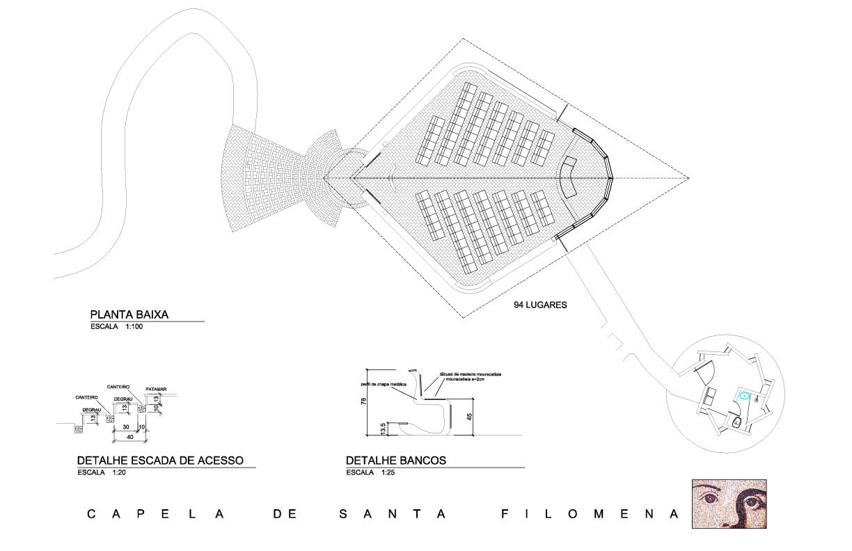 Plan of the Santa Filomena Chapel