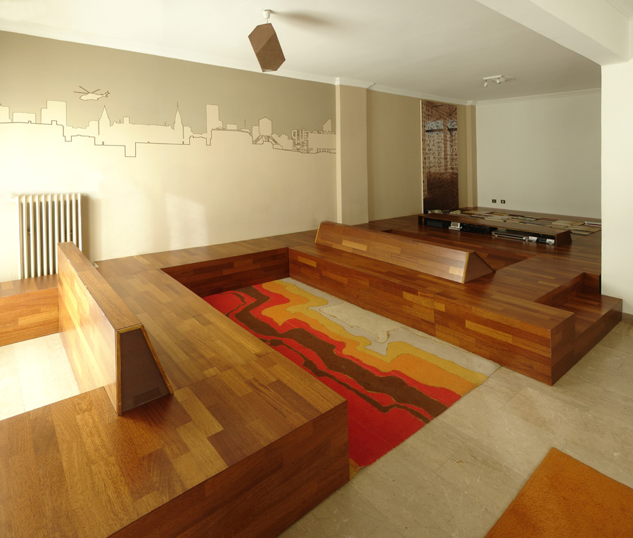 Livingroom at apartment in Thessaloniki