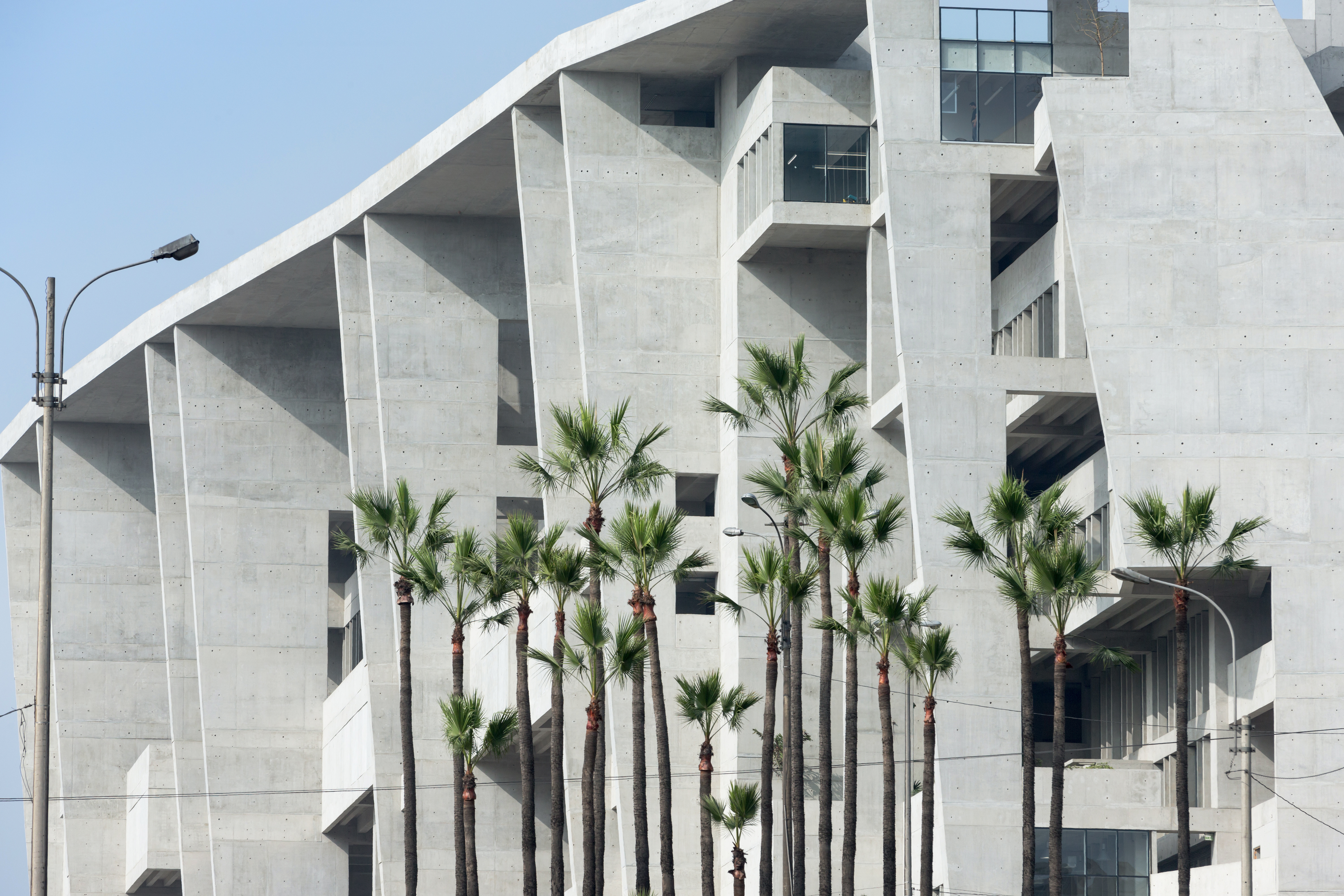 FaÃ§ade of University Campus UTEC Lima, photo by Iwan Baan