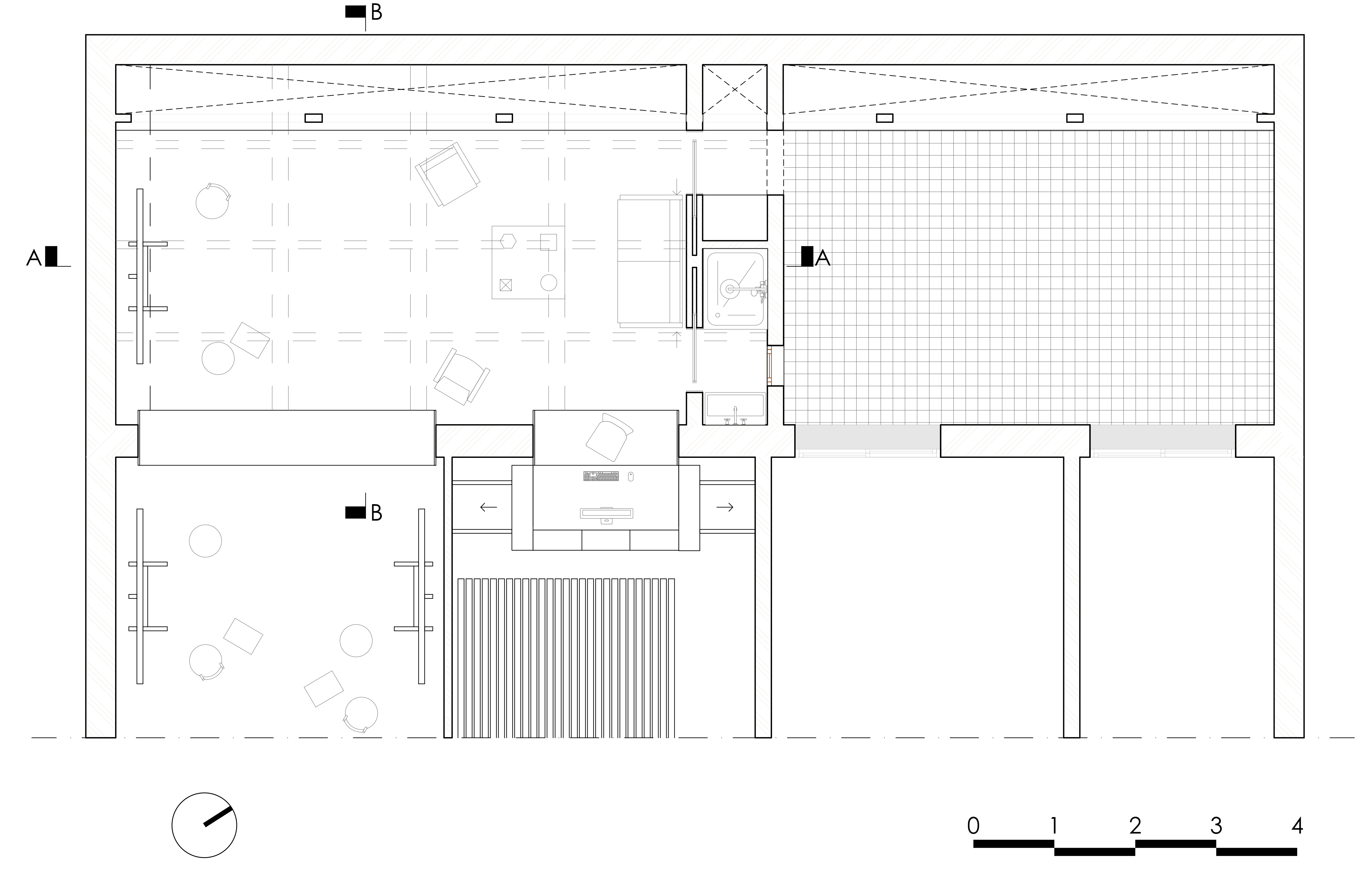 Layout of Rabiâs Artist Studio