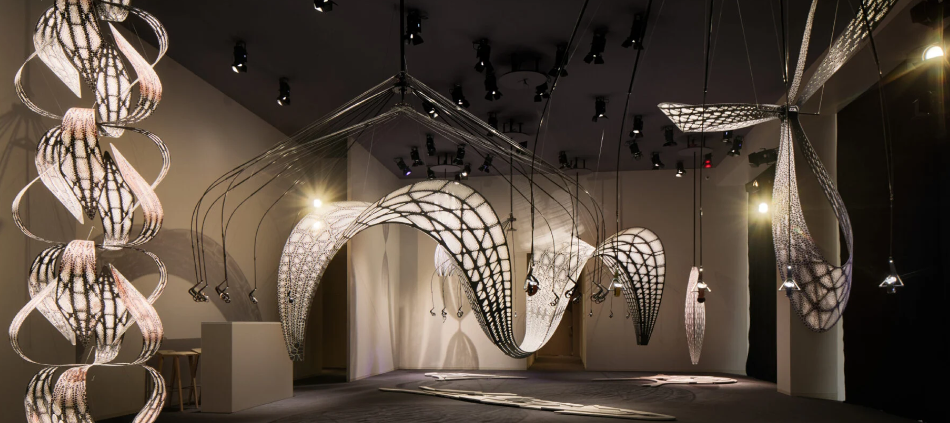The details of kinetic sculptures by ClÃ©ment Vieille, photo by DesignBoom