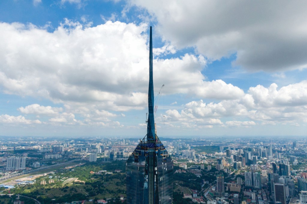 Spire of Merdeka 118 (cr: PNB Merdeka Ventures Sdn Bhd)