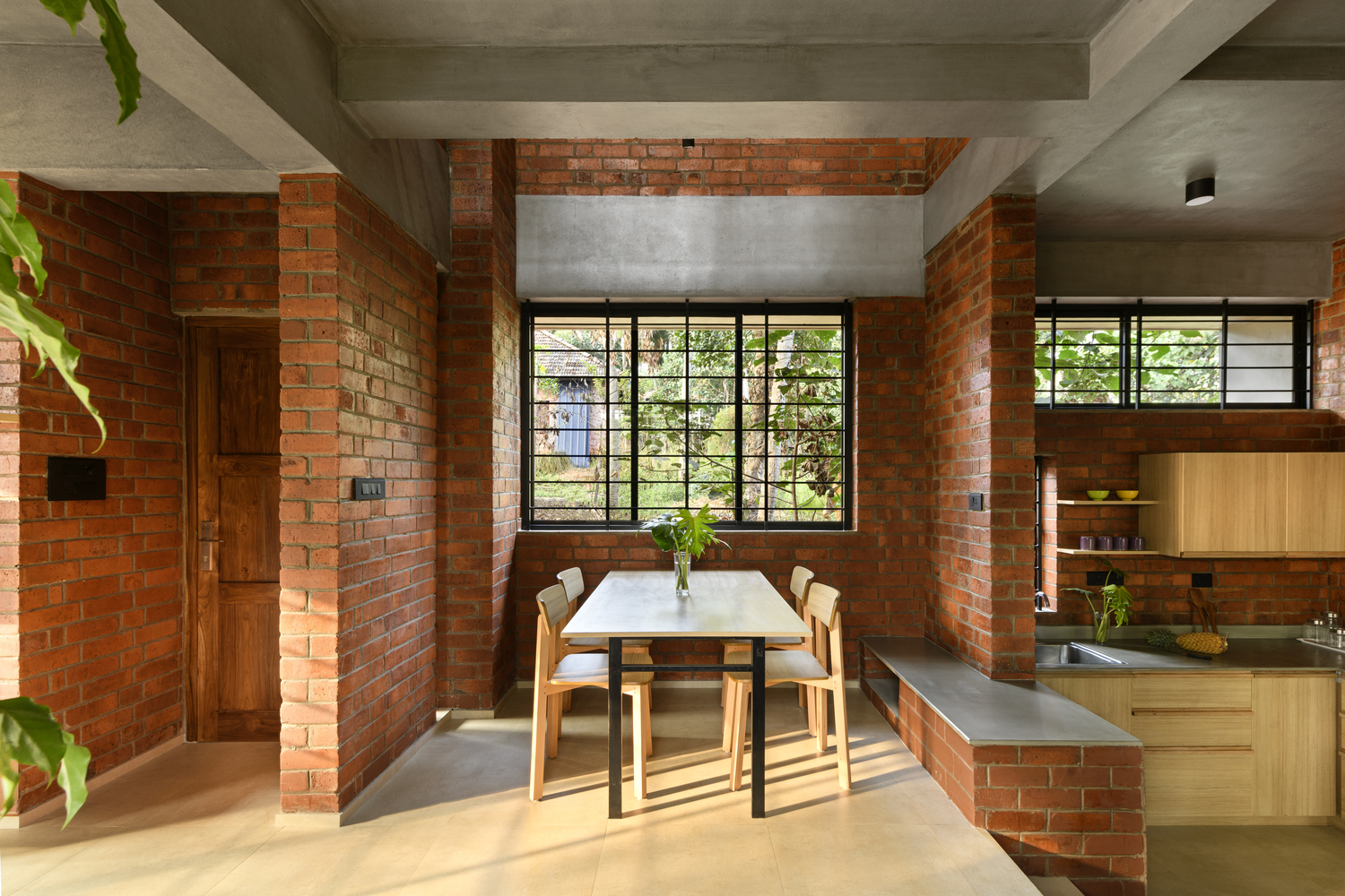 Srijit Srinivas Clever Solution in Using Limited Land To Become a Functional Brick House