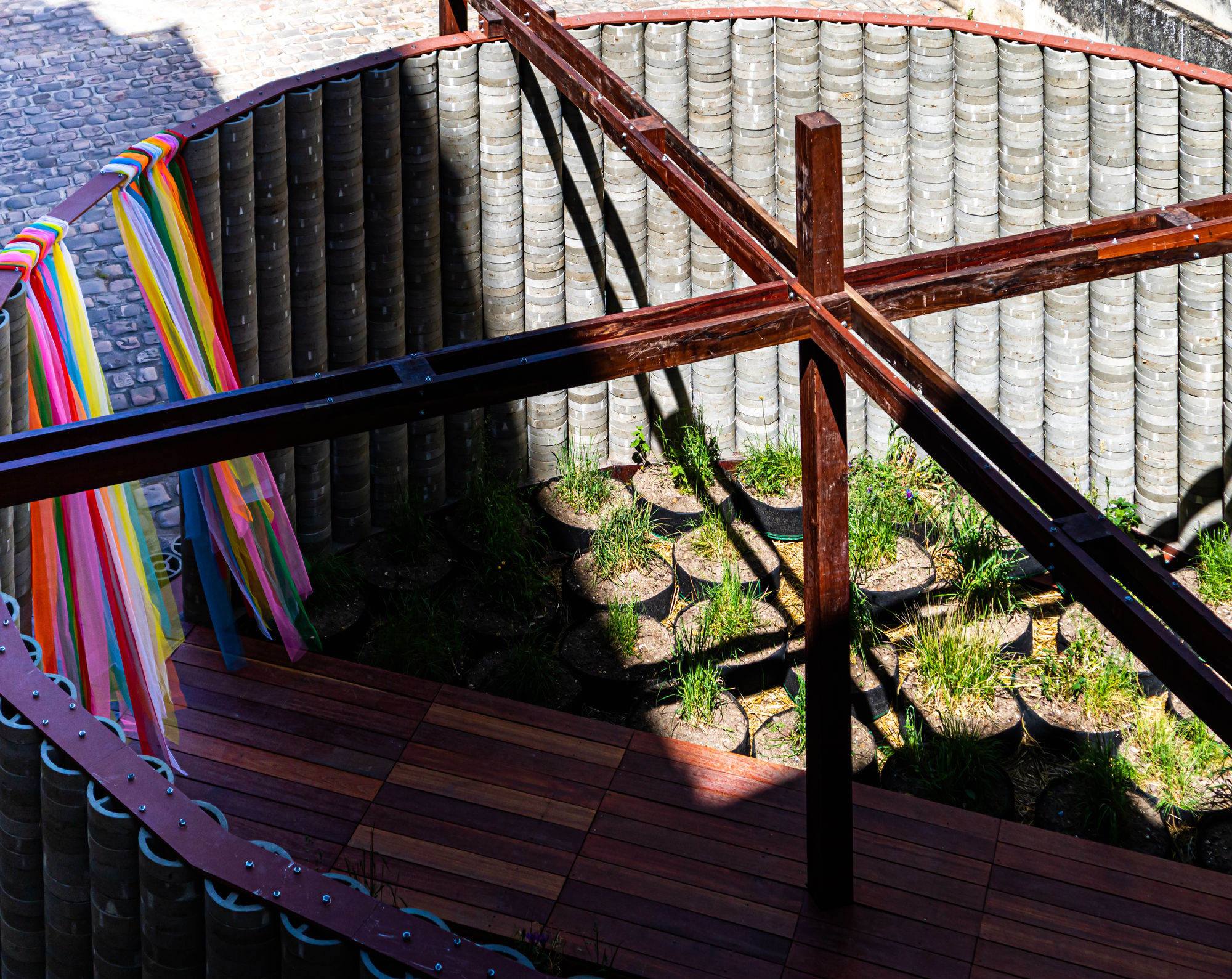 Elephant Theater: A Pavilion Made from Elephant Dung
