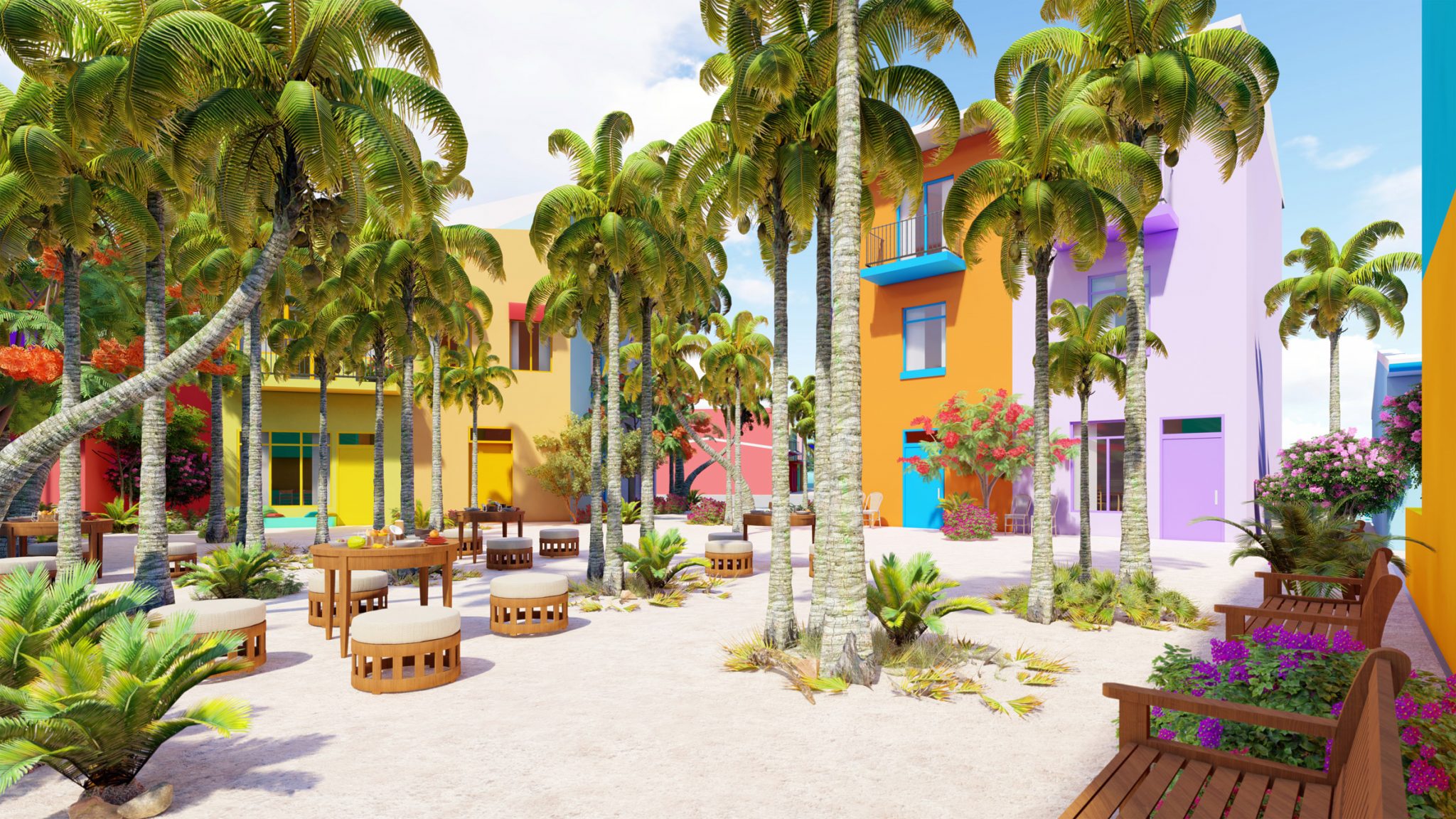 (floating city with adequate facilities. Photo by Waterstudio/Dutch docklands Maldives)